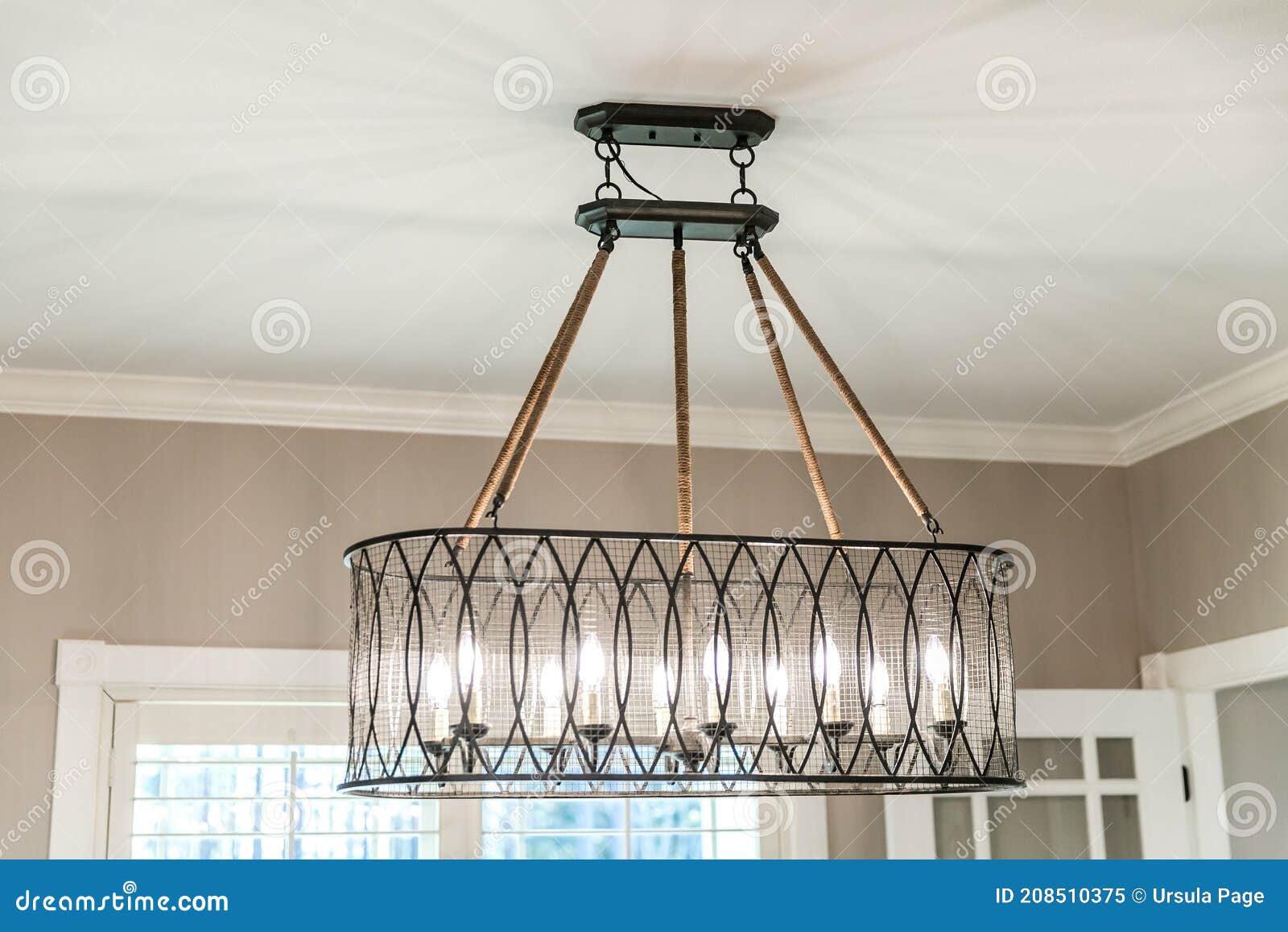 metal dining room light fixtures
