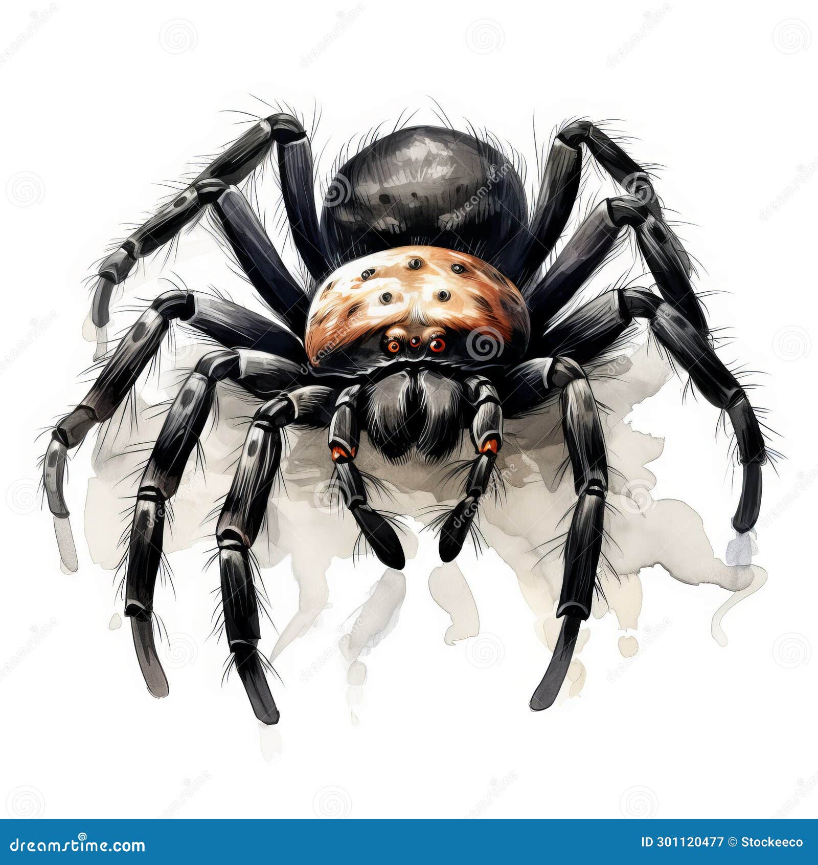 Draw a realistic 3d spider by Elyarr | Fiverr