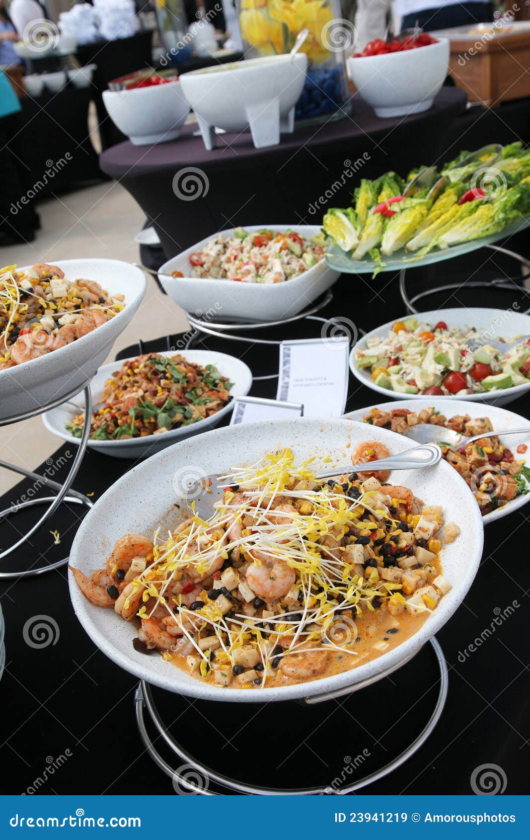 Large buffet stock image. Image of stands, restaurant 23941219