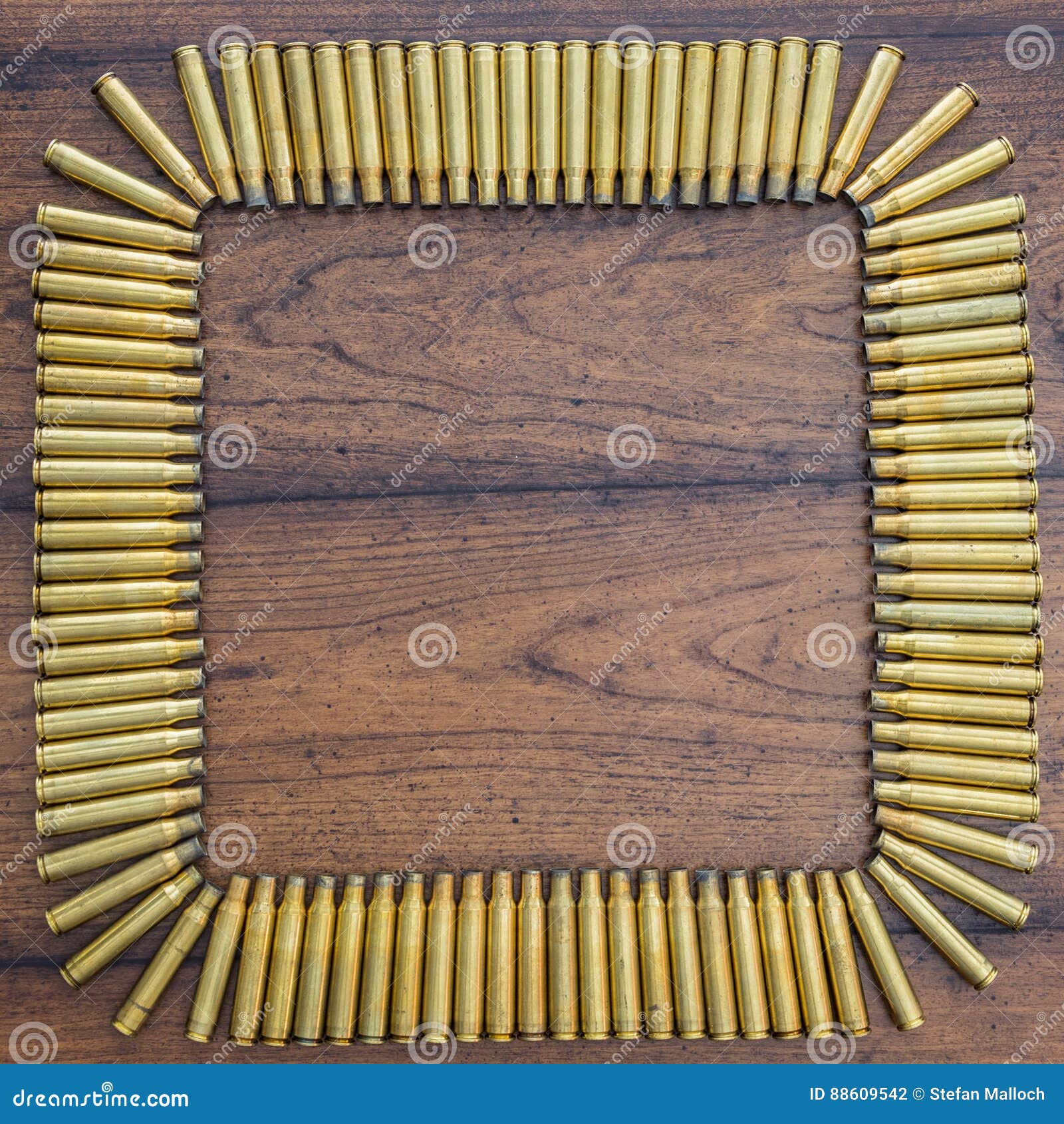 Large Caliber Bullets Square Background Stock Photo Image of handgun