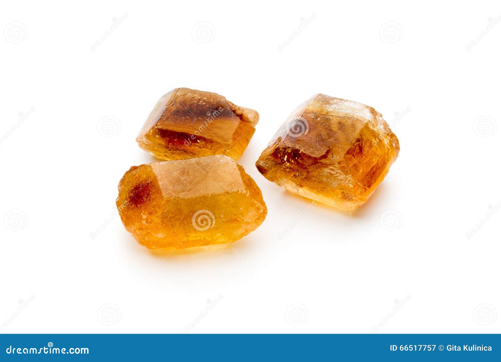 Large Caramelized Sugar on a White Background. Stock Image Image of