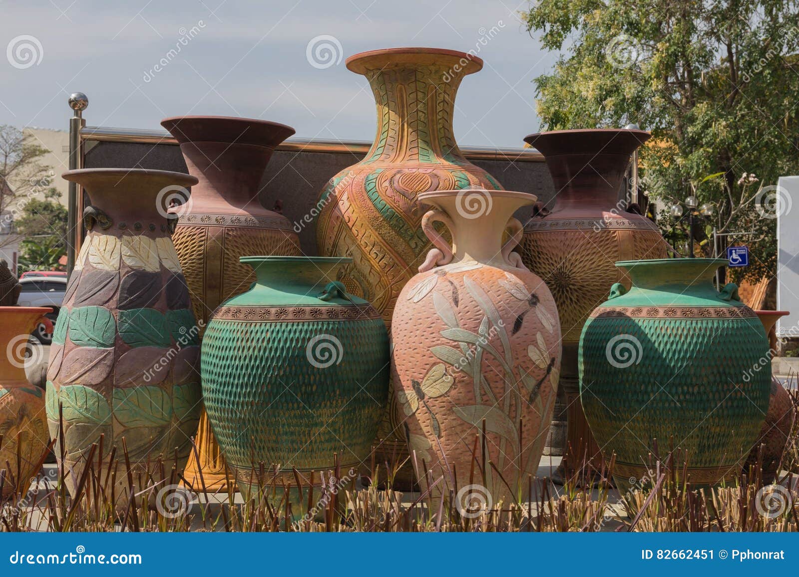 Large ceramic vessel stock image. Image of beautiful 82662451