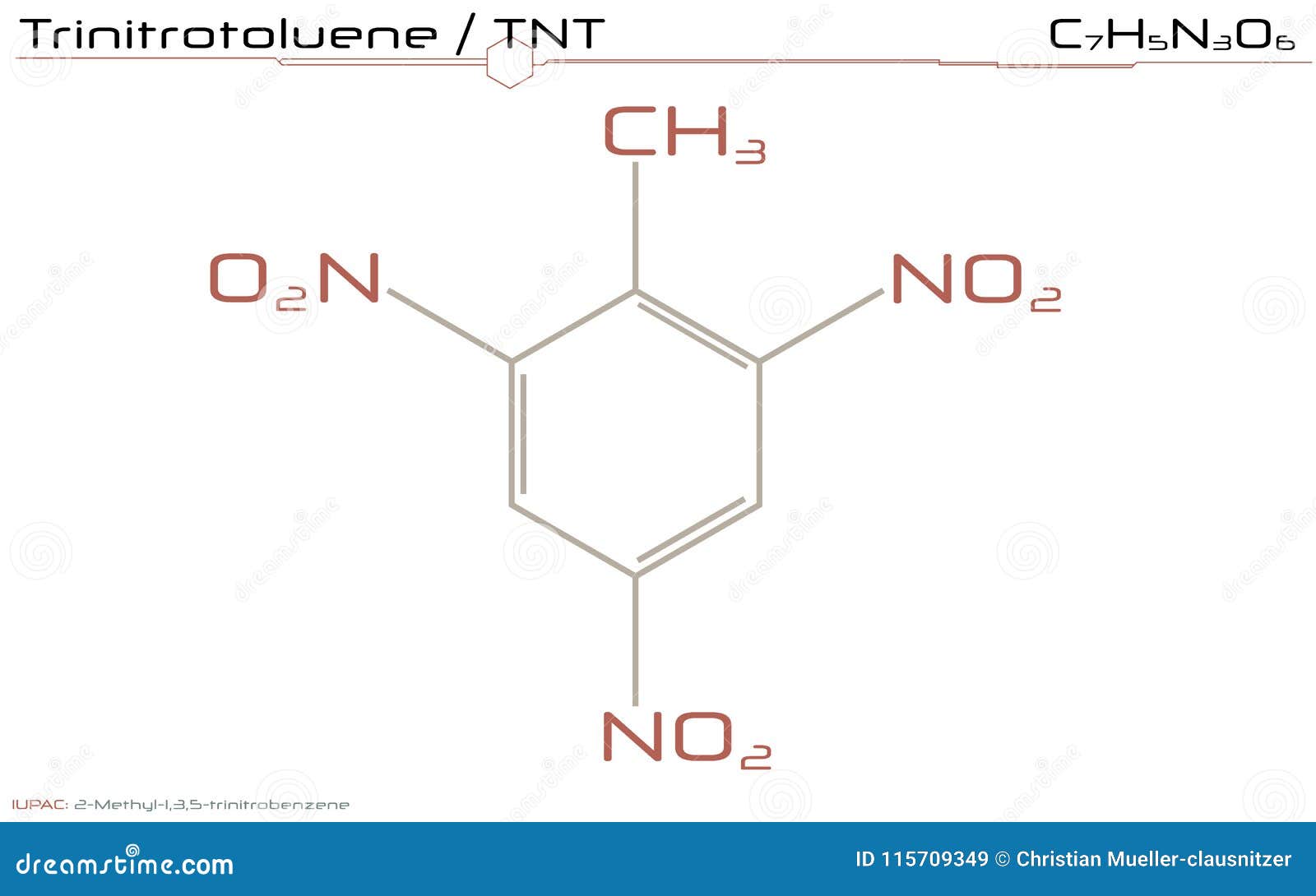 TNT Trinitrotoluene Chemical Structure And Formula Vector Illustration 2-3-4-trinitrotoluene-critically-evaluated-thermophysical-property