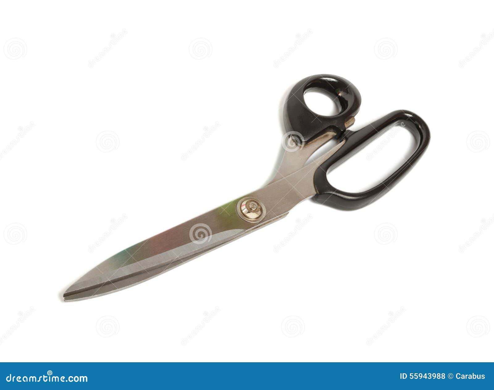 Large Dressmaking or Tailoring Scissors, Isolated Stock Photo Image
