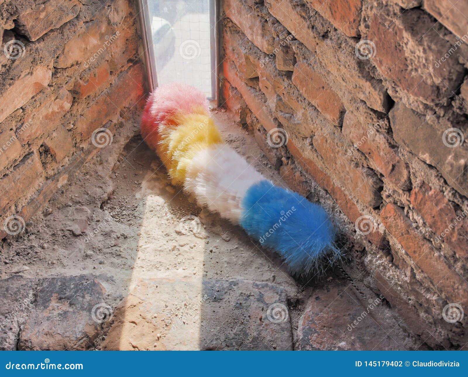 Large dust broom stock photo. Image of multi, cleaning 145179402