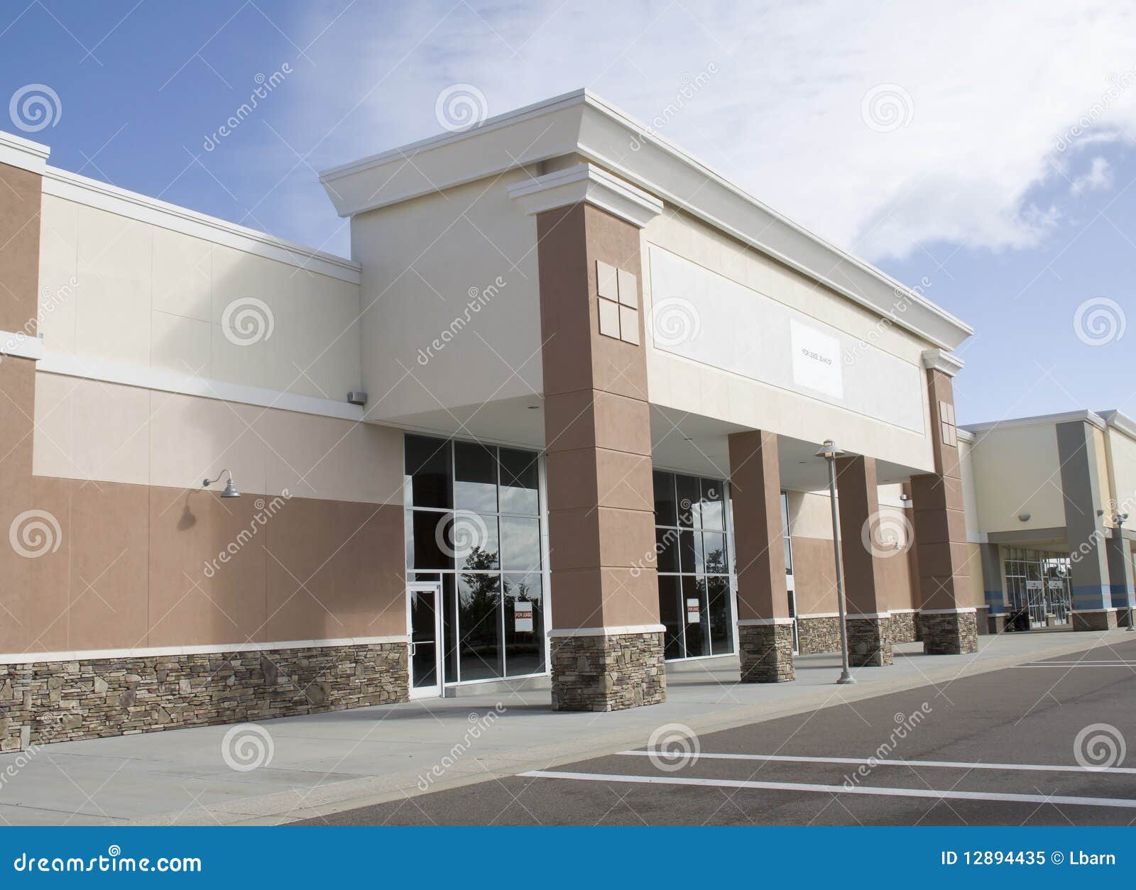large empty retail store