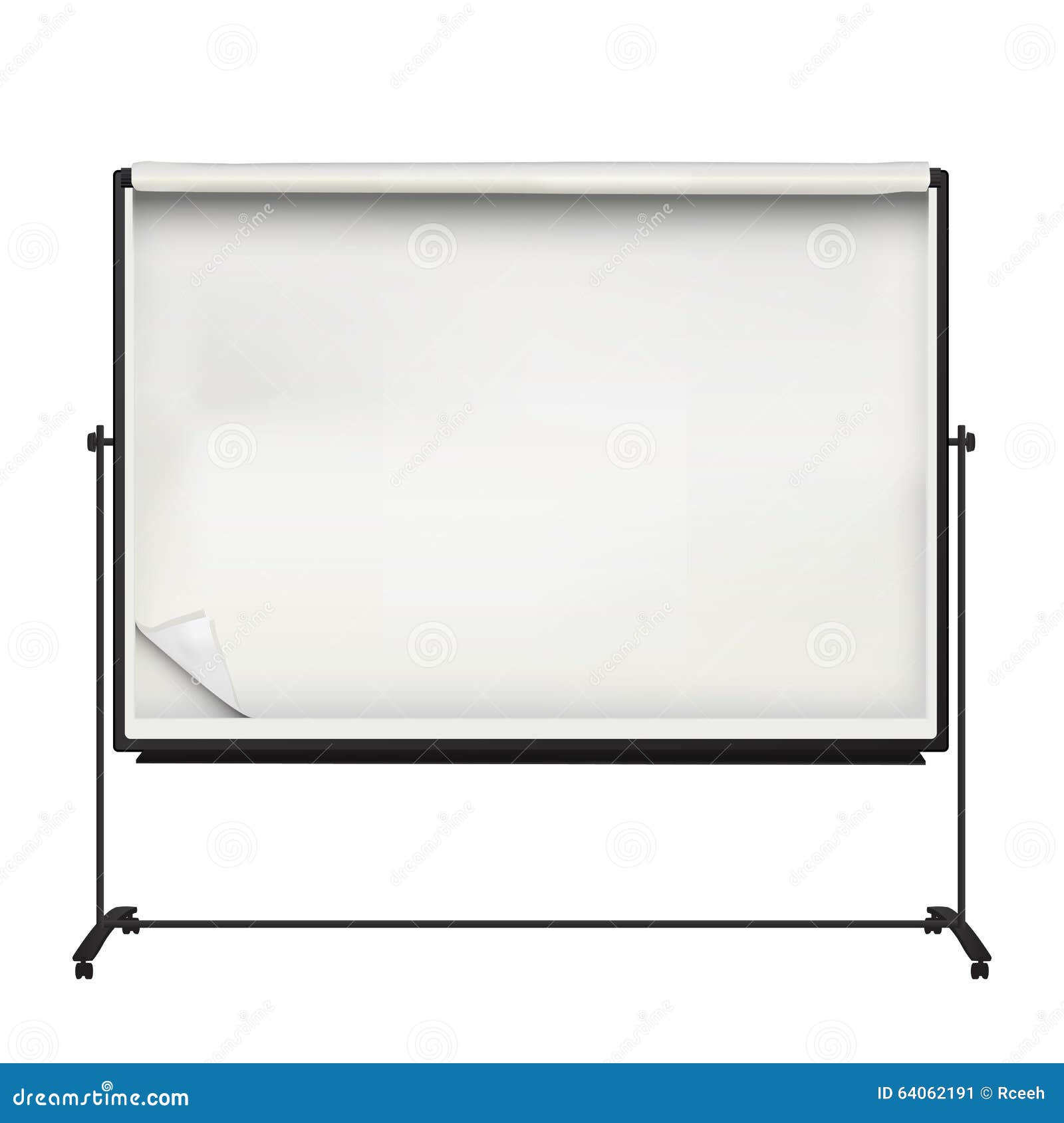 Flip Chart With Pages Flipped Isolated On White Background Stock Photo -  Download Image Now - iStock