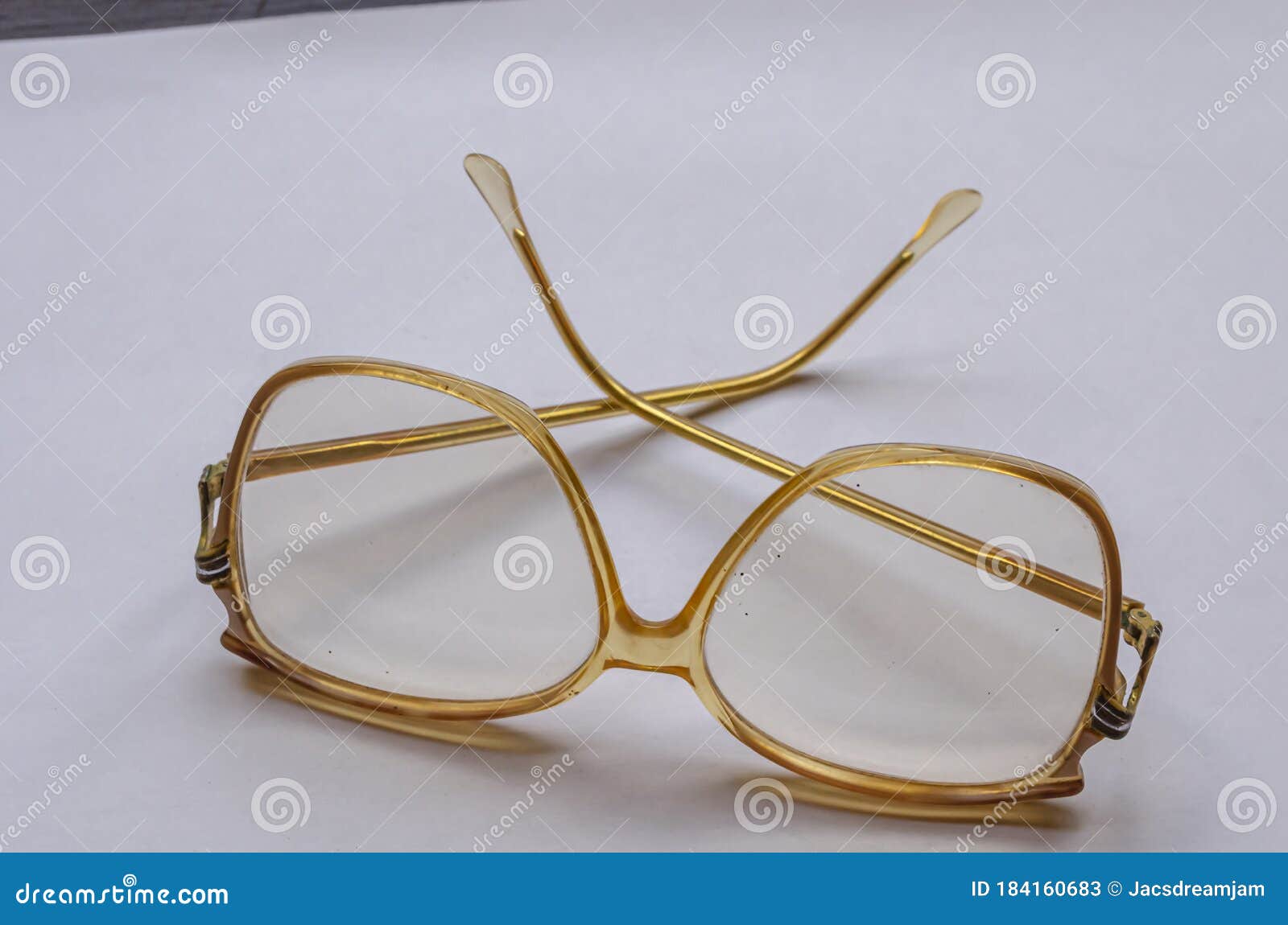 Large Frame Eyeglasses Stock Image Image Of Color Eyesight 184160683