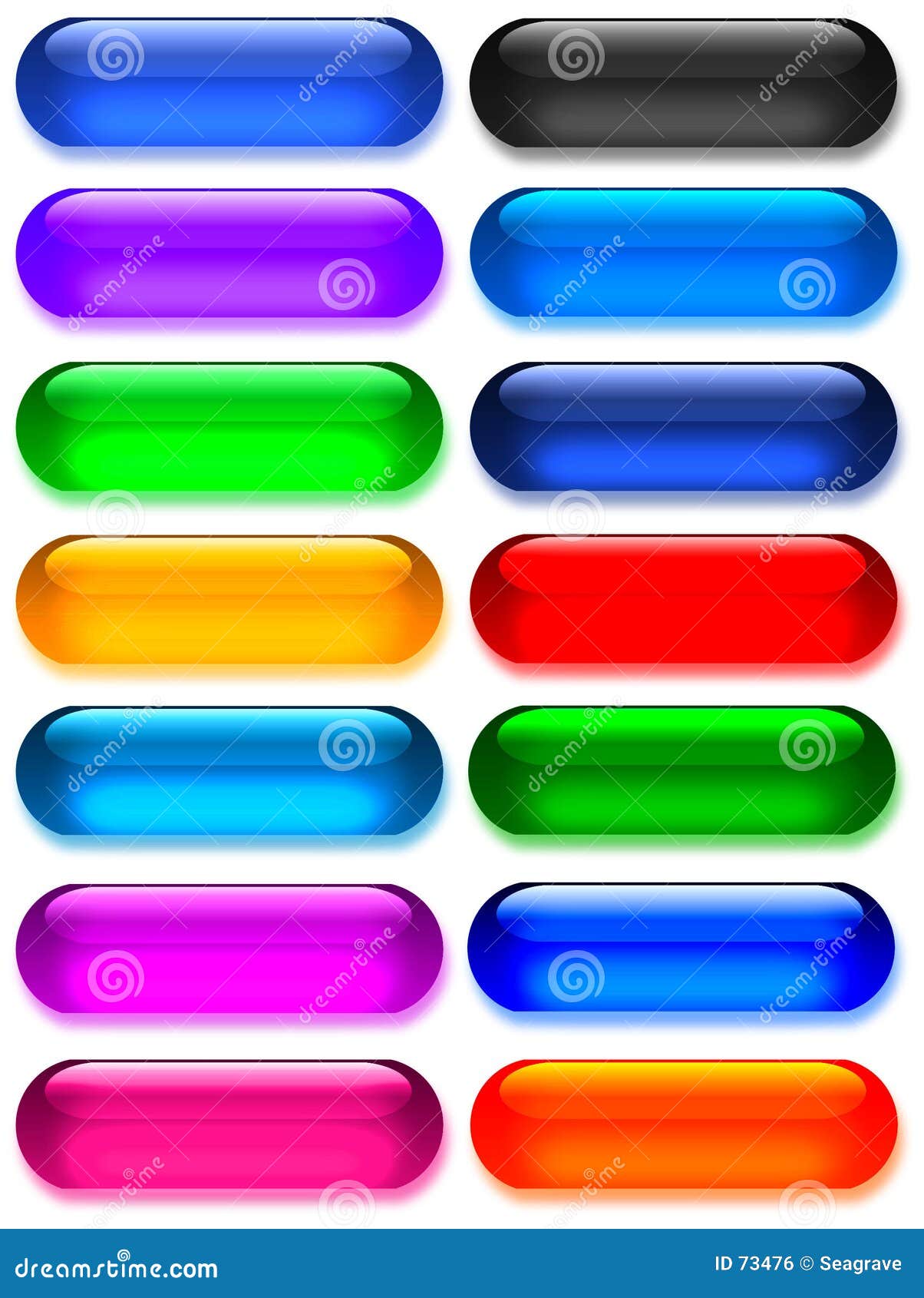 large gel/glass buttons