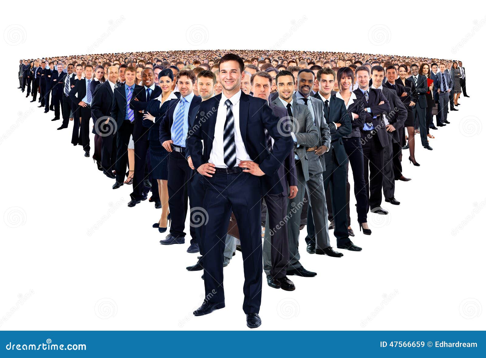 large group of businesspeople