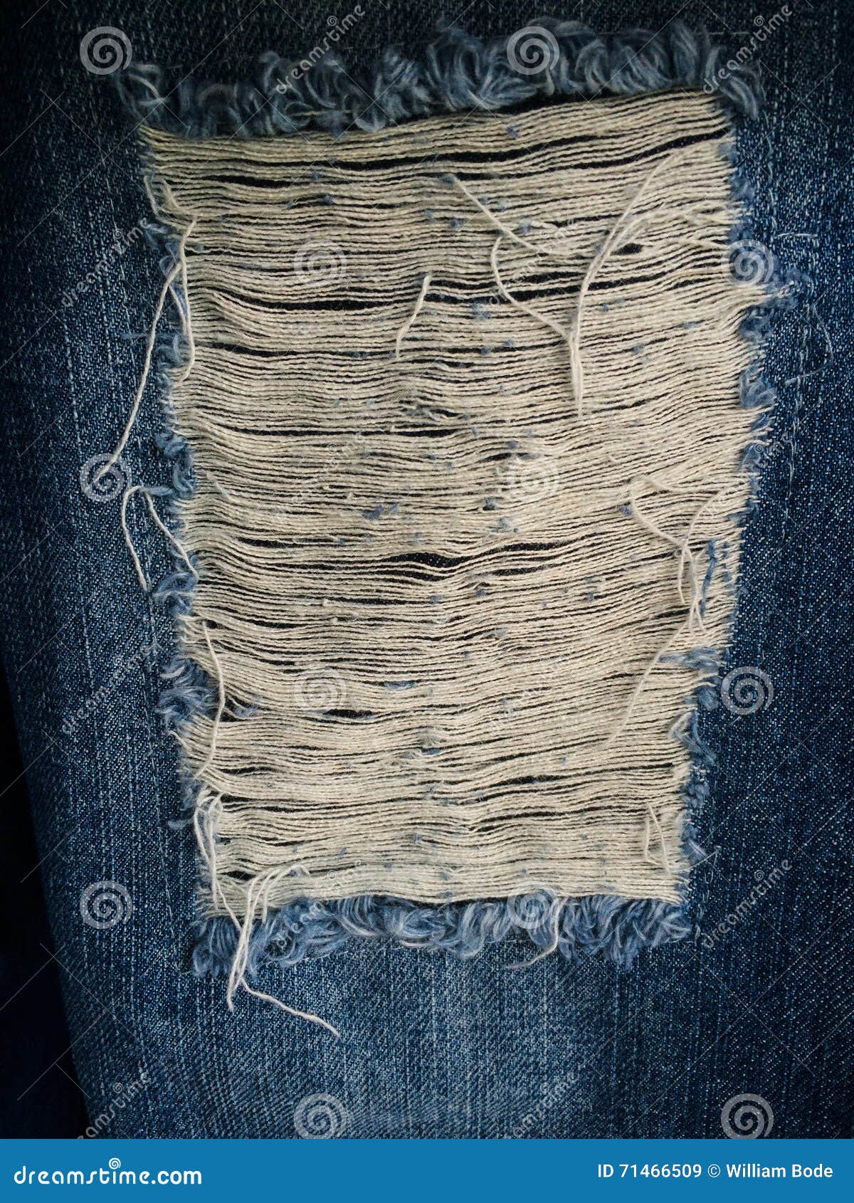 A Large Hole in Denim stock image. Image of jean, still - 71466509