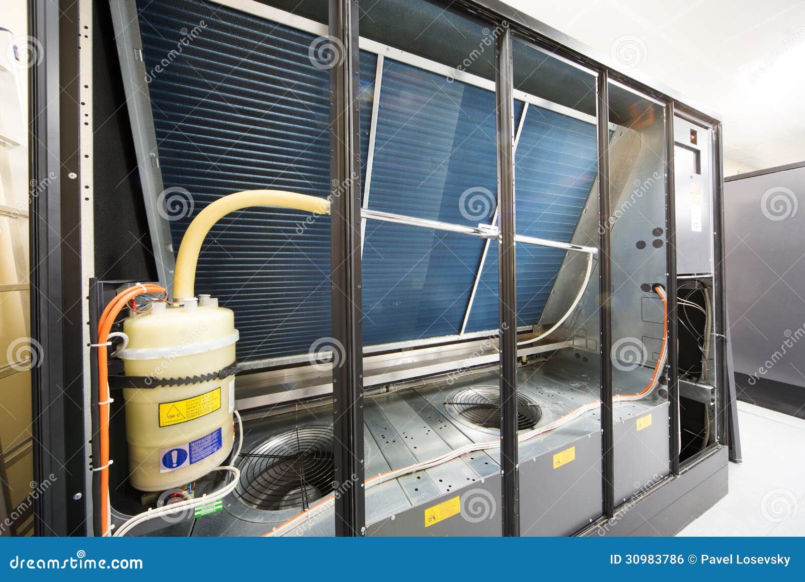 Large Industrial Cooling System. Stock Photo Image of environment, engineering 30983786