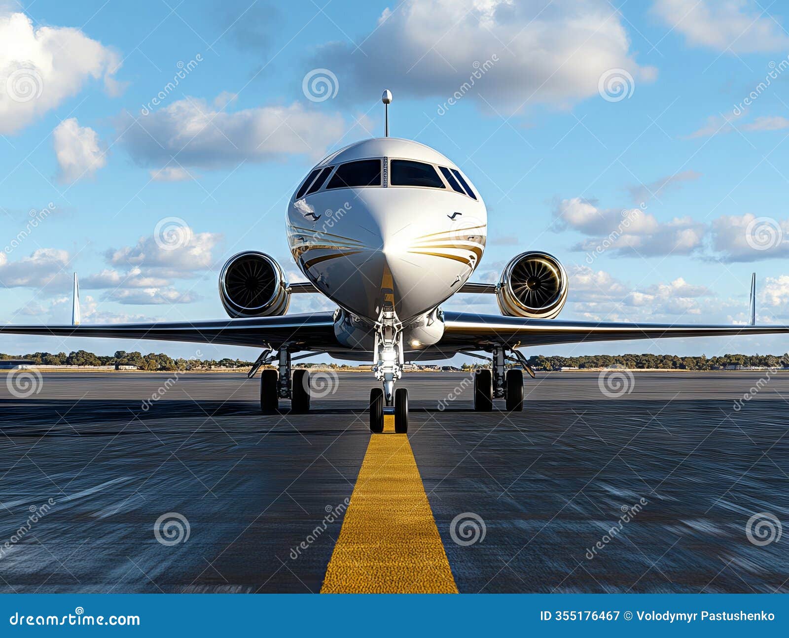 a large jet sitting on top of an airport runway