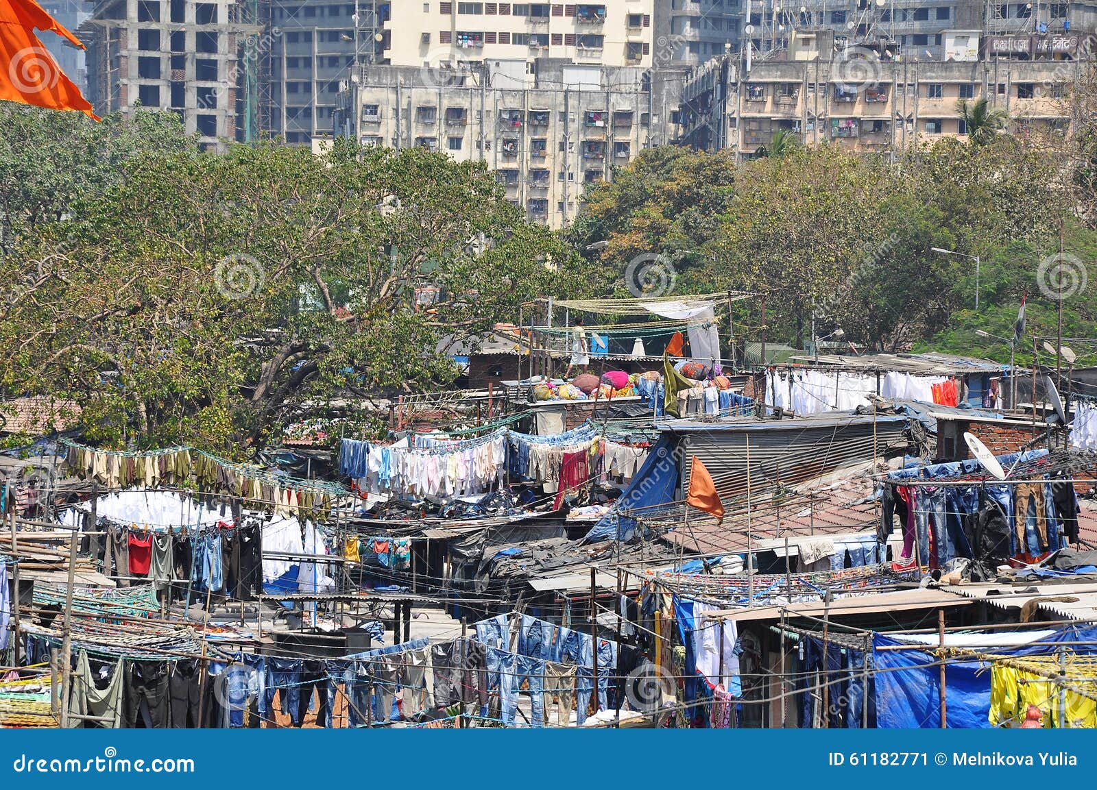 Large laundry Mumbai editorial photo. Image of hindu 61182771