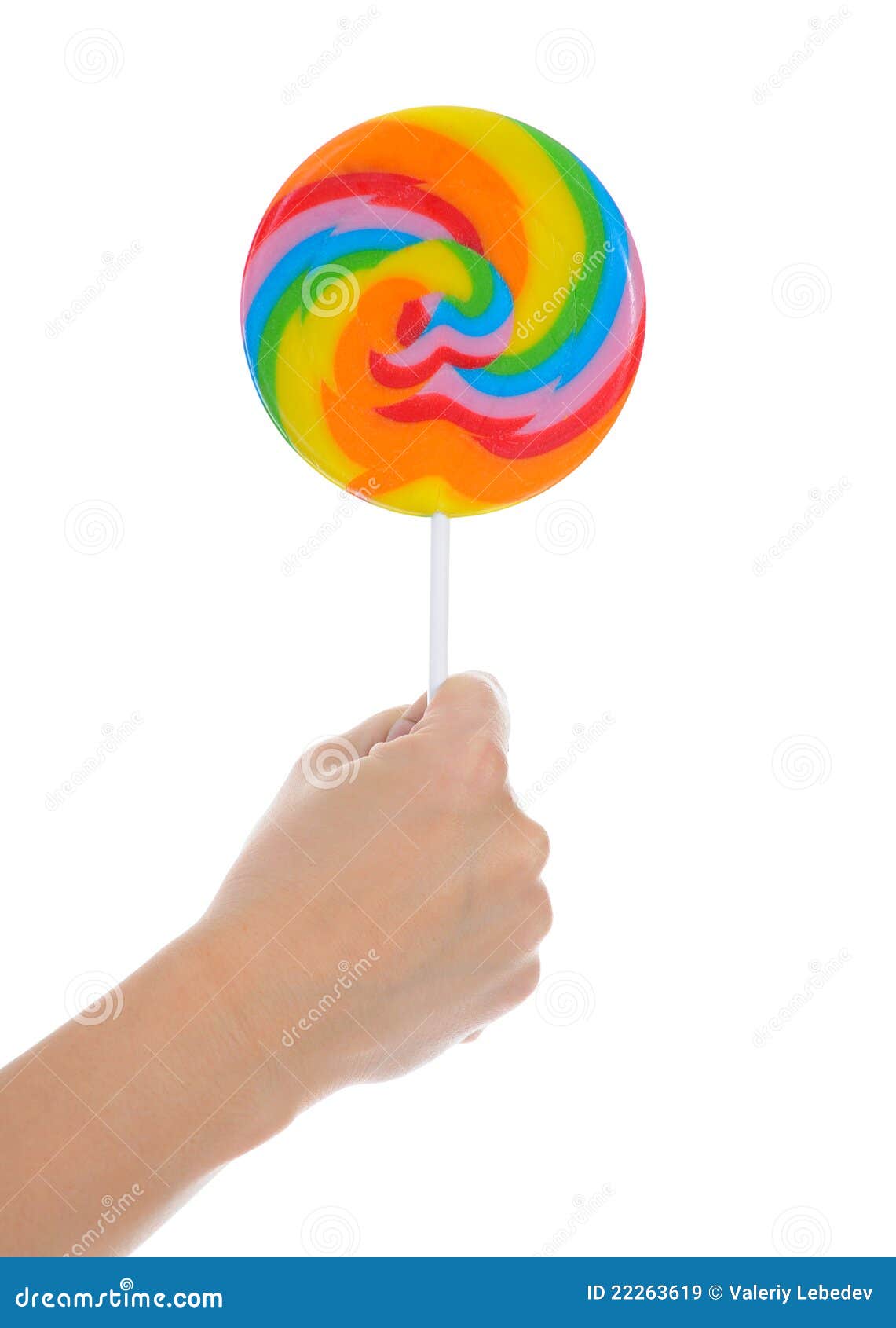 Large lollipop on stick stock image. Image of colour - 22263619