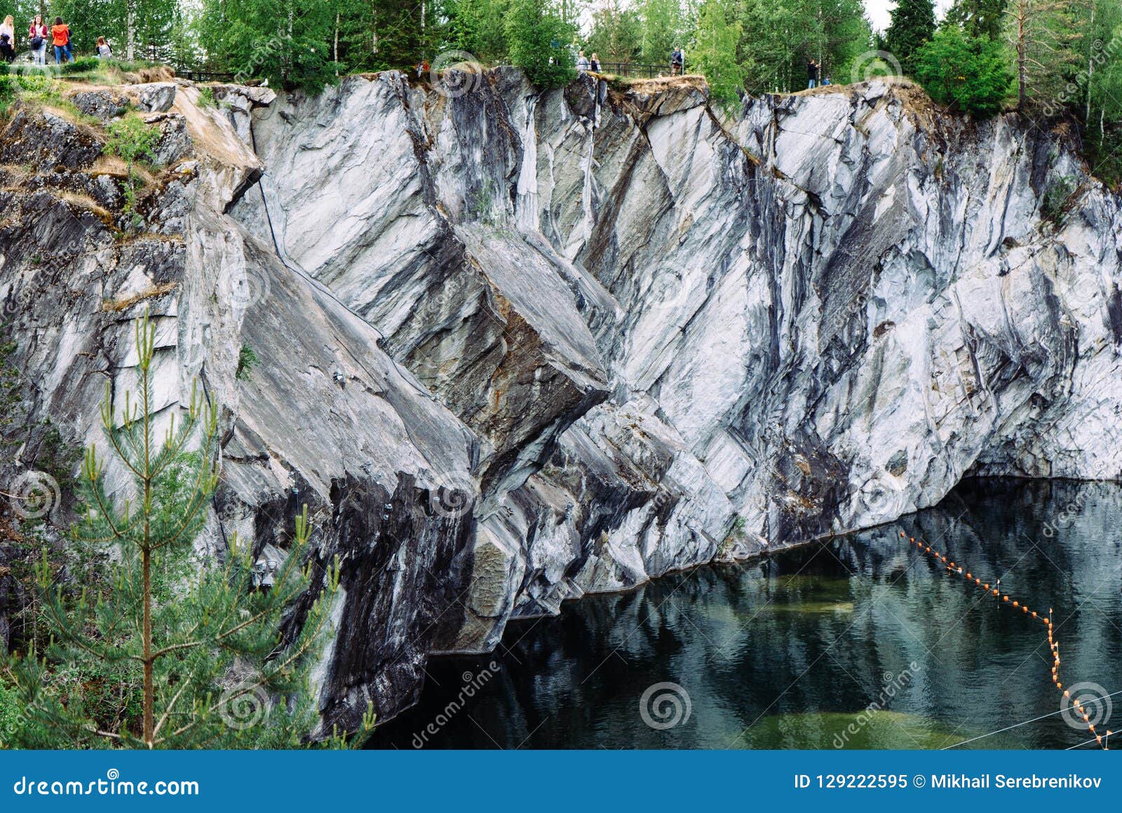 Large Marble Rock in the Forest Stock Image Image of beauty, fashion