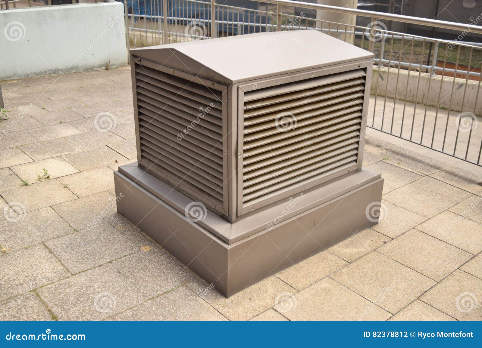 Large metallic air vent stock photo. Image of outdoor 82378812