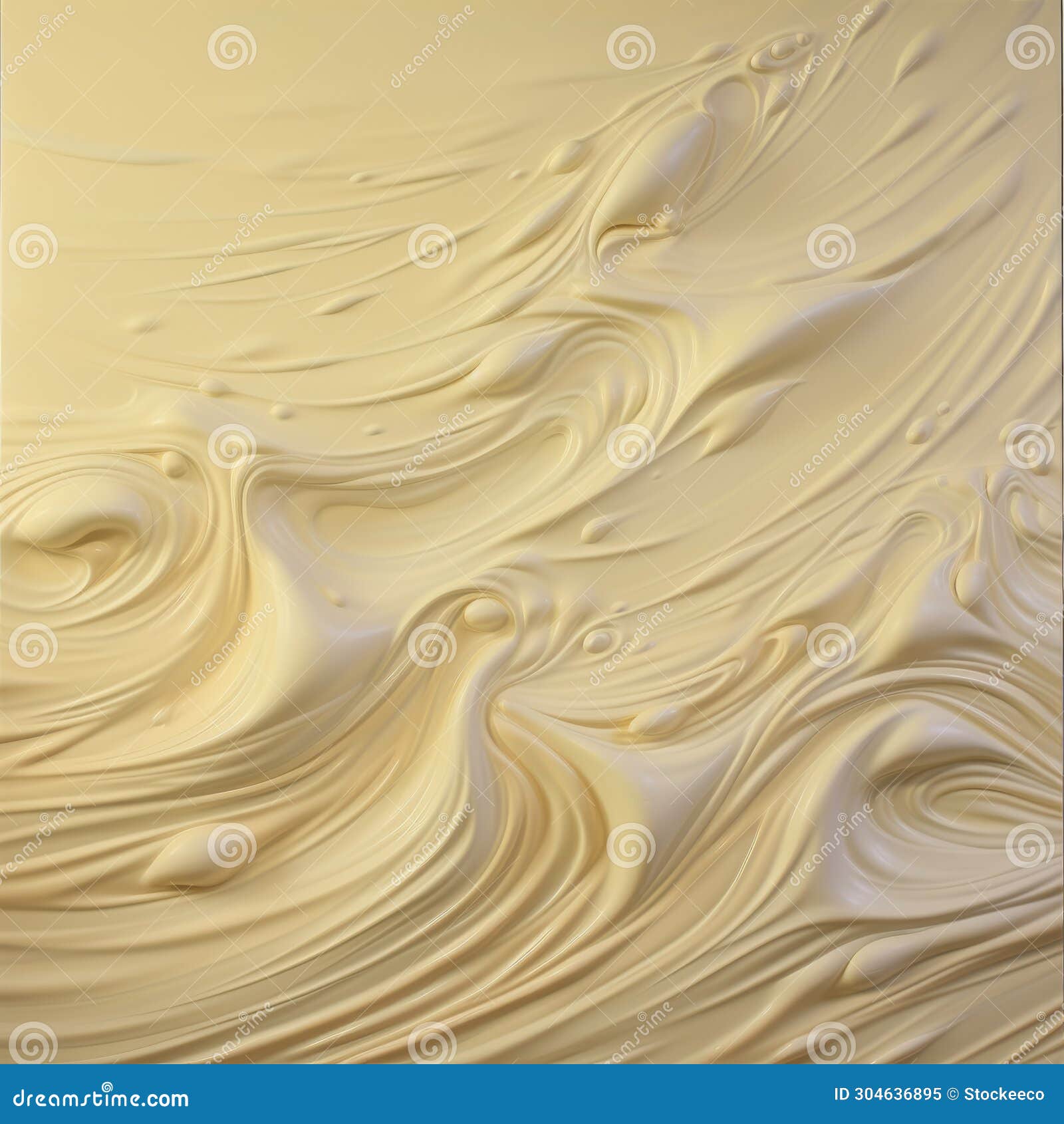 smooth texture 3d model with swirl patterns in light yellow and beige