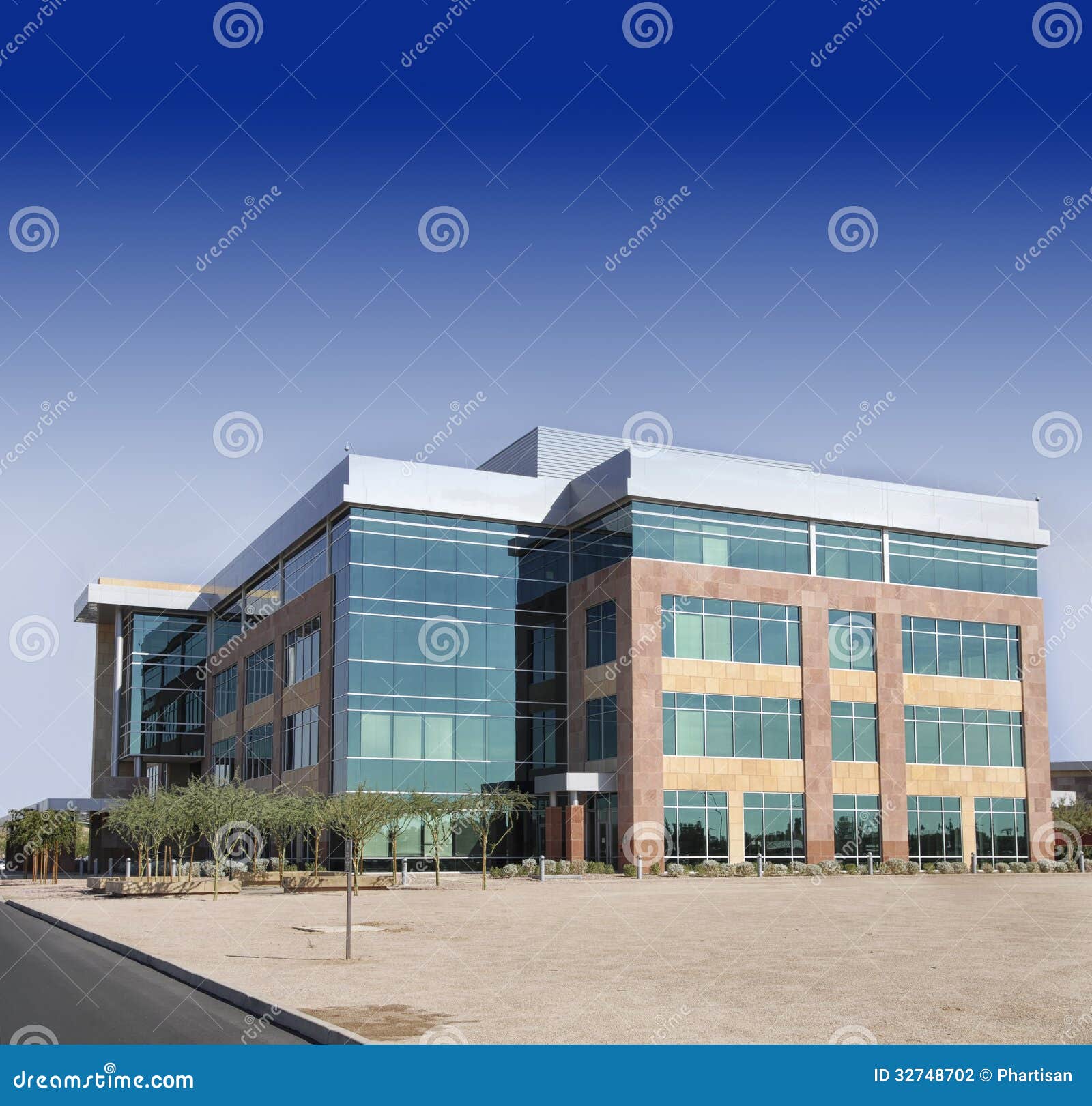 Large Modern Office Building Stock Photo Image of corporation