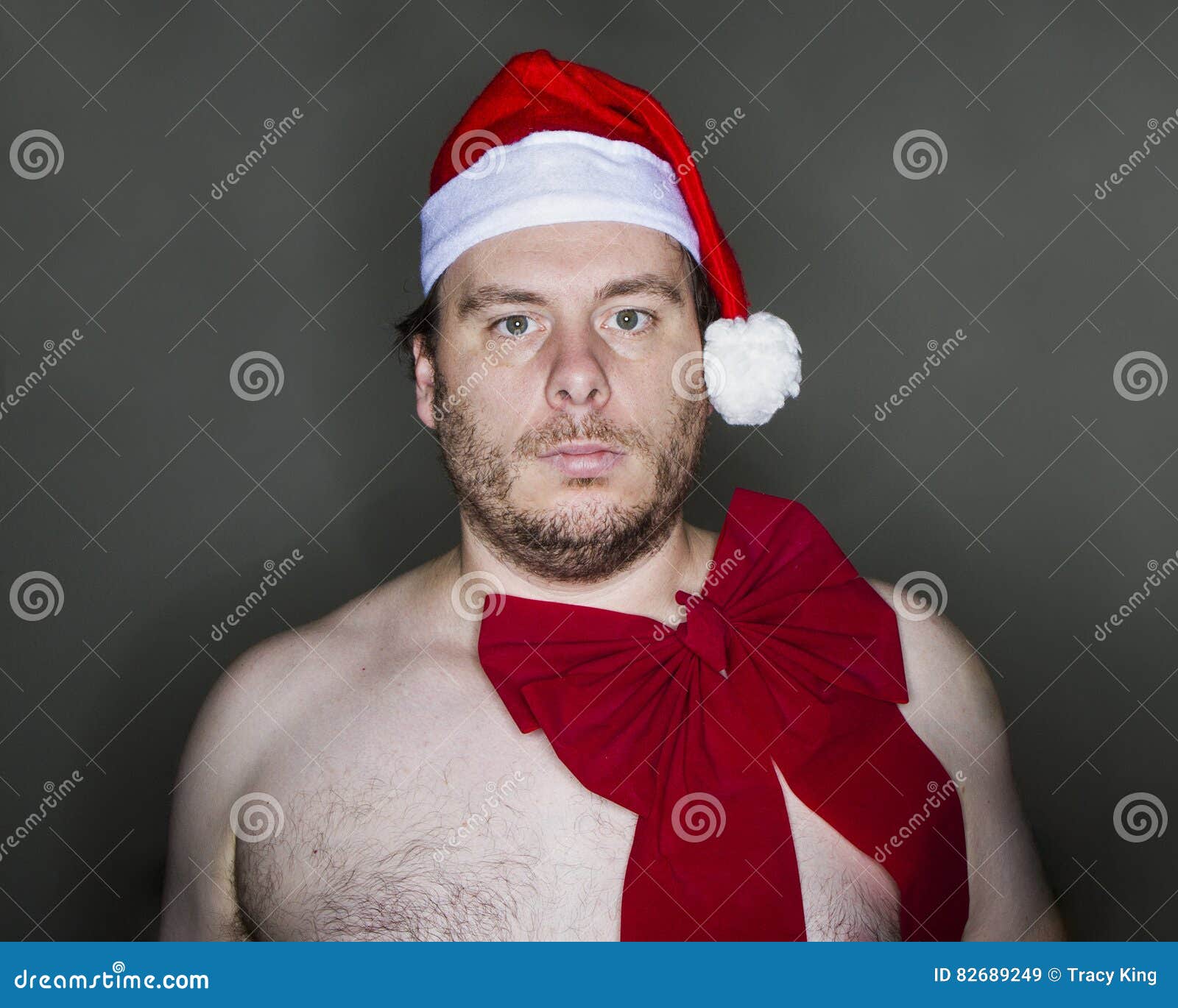 Large naked santa stock image. Image of christmas, head - 82689249