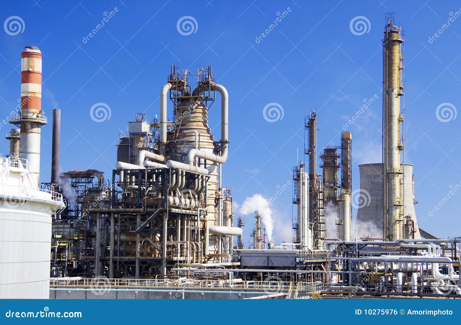 Large Oil Refinery in Italy Stock Photo Image of diesel, pipes 10275976