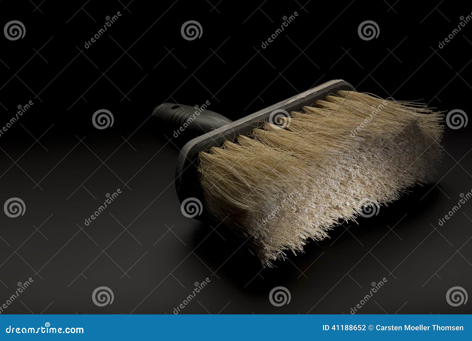 Large Paintbrush Or Wallpapering Brush Stock Photo - Image of artisan