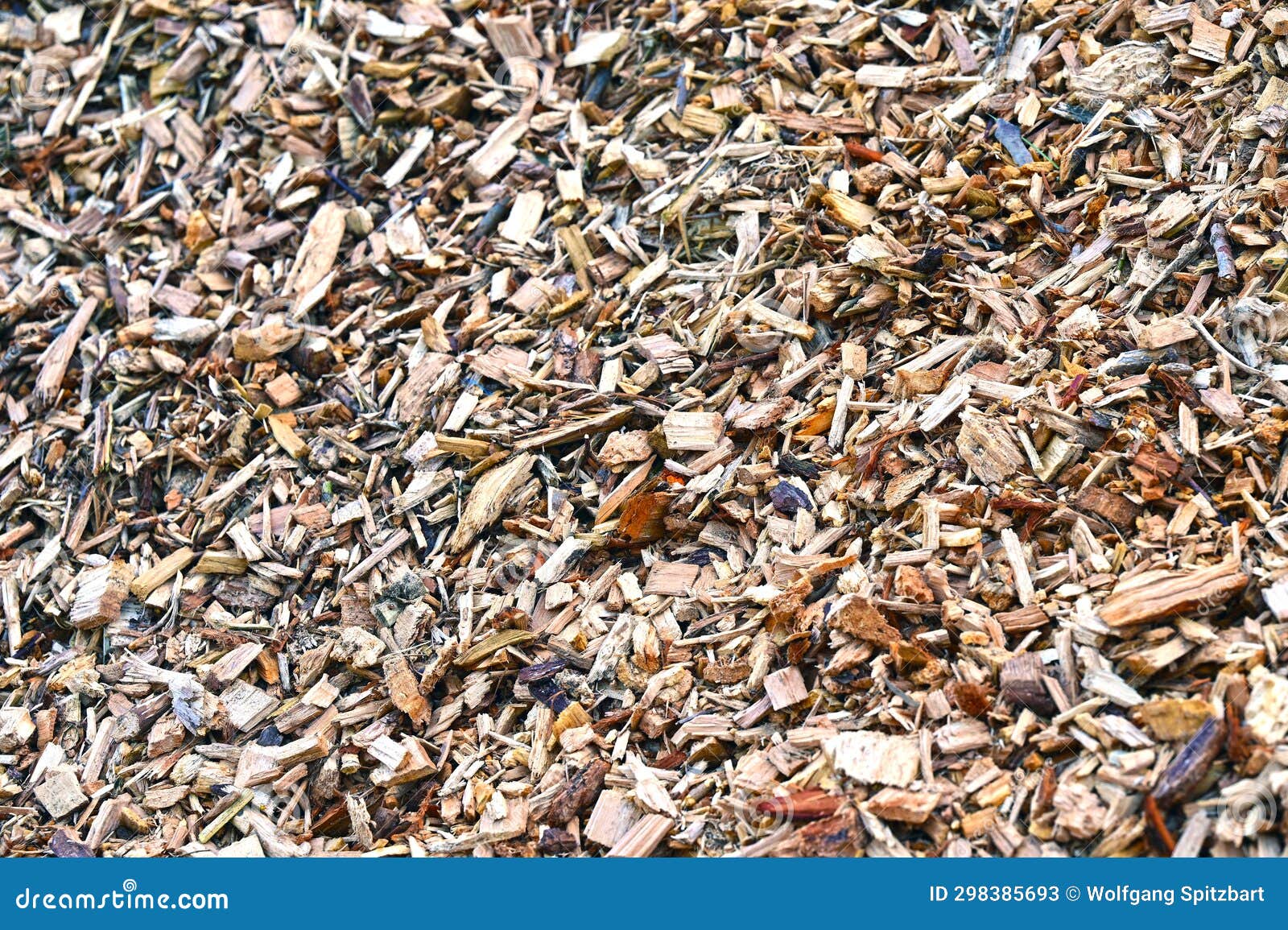 Large pile of wood chips stock image. Image of chips 298385693