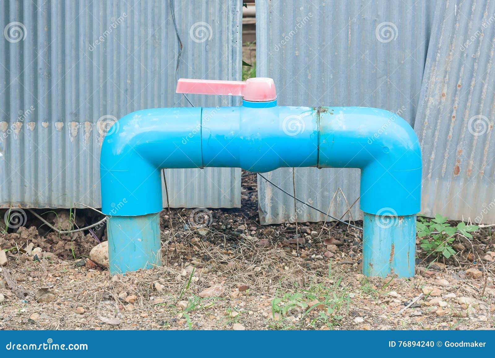 Large plastic pipe stock photo. Image of industry, plumbing 76894240