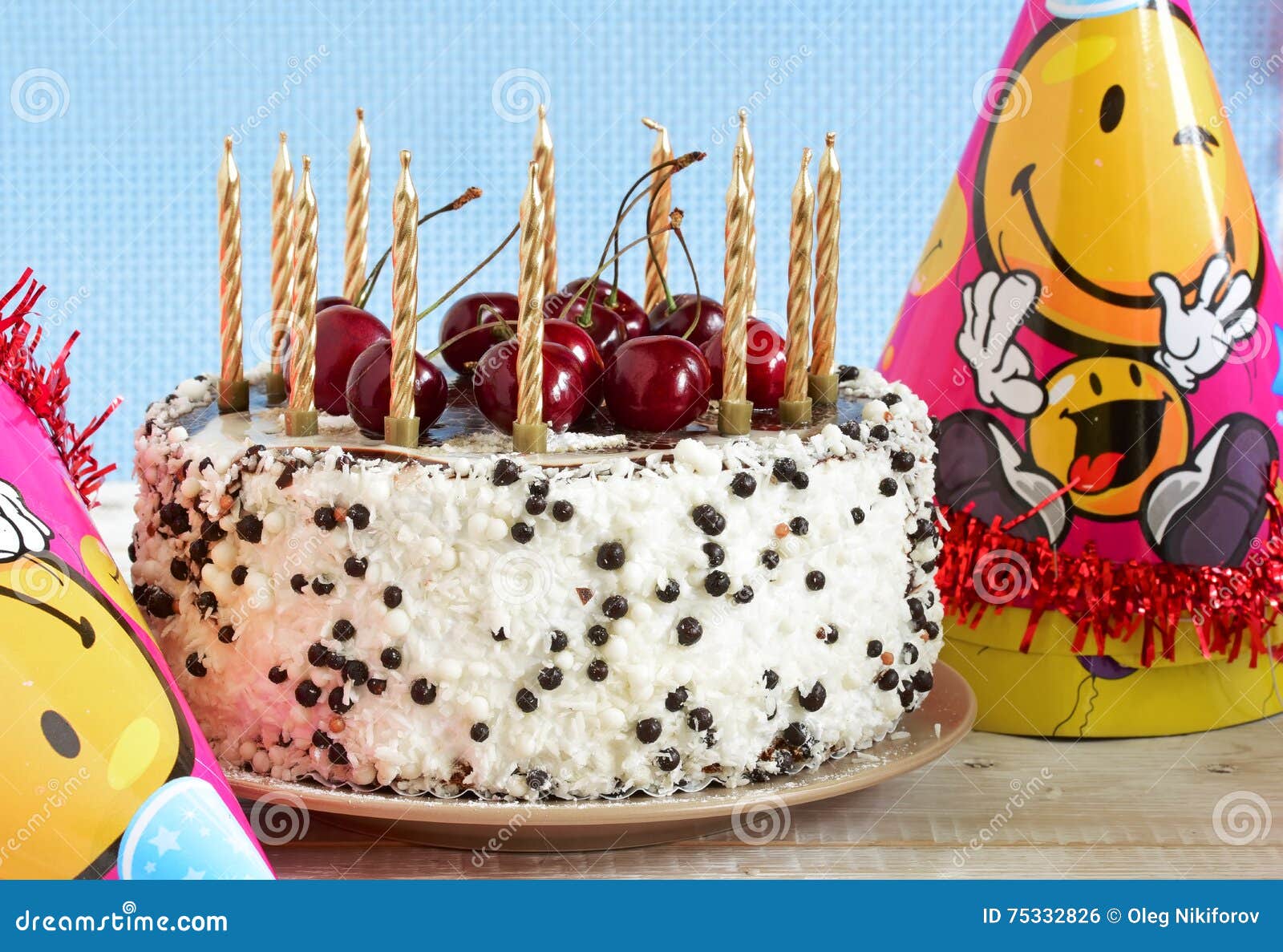 Large Round Cake Stock Photo Image Of Birthday Celebration Large Round Cake Stock Photo Image Of Birthday Celebration