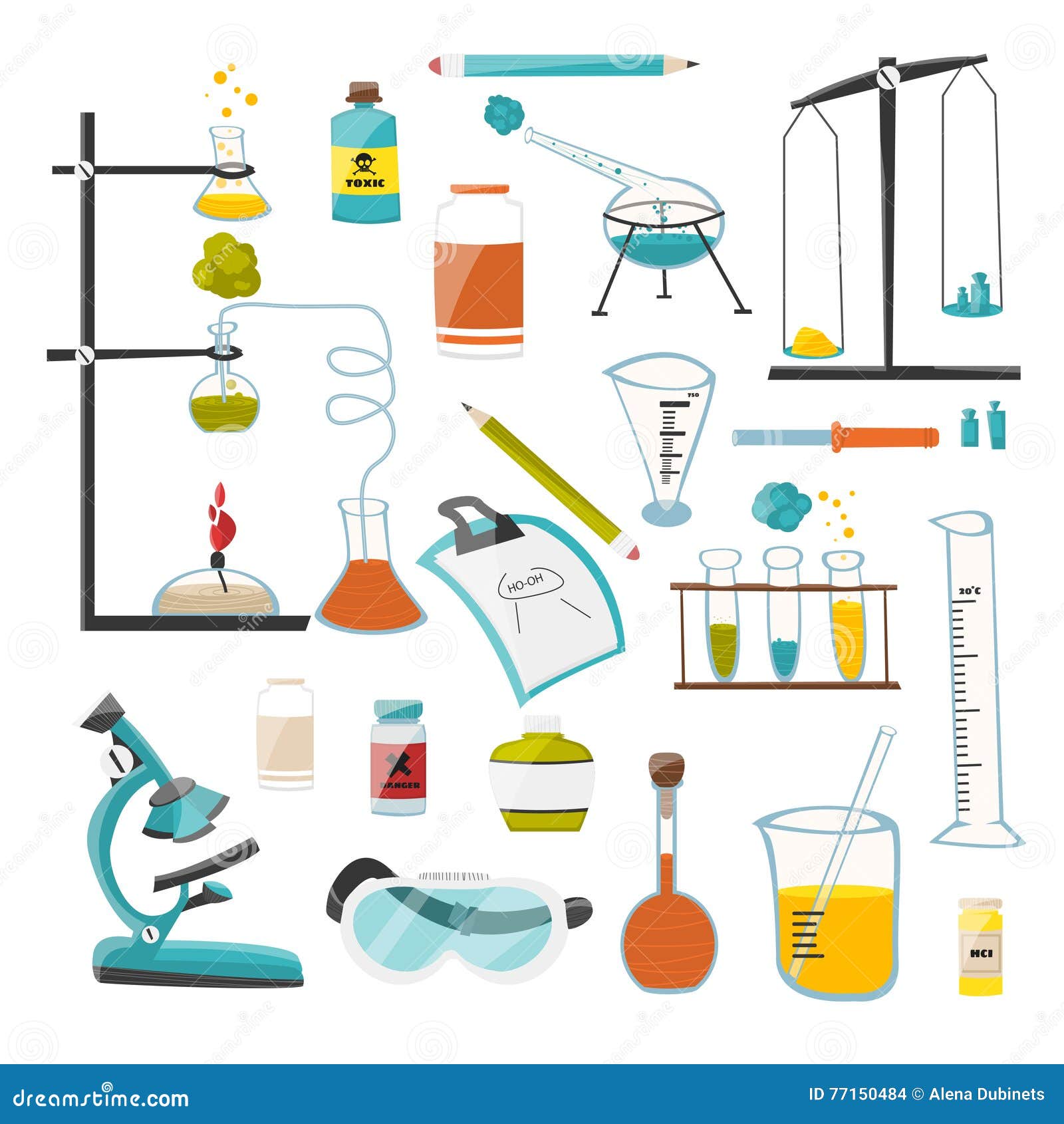 A Large Set of Devices and Equipment for Chemical, Scientific and ...