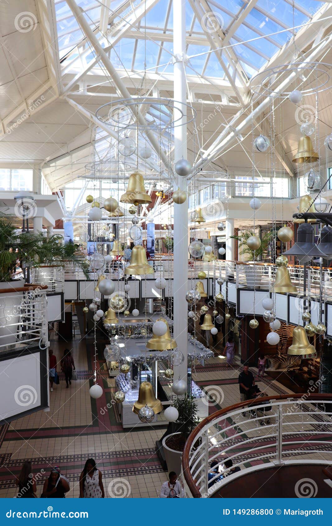 Christmas Decorations In Victoria Wharf Shopping Center In Cape