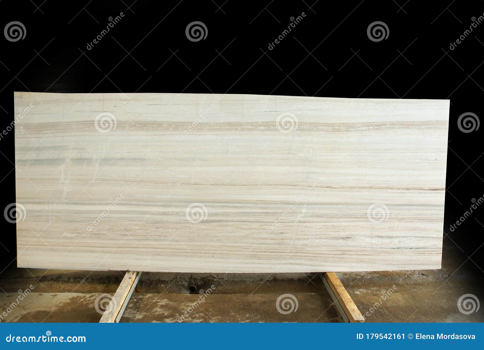 large slab natural stone white marble with longitudinal stripes called palissandro classico lines