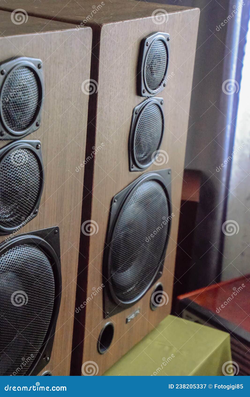 large soviet speakers orbita 35as-016. vintage