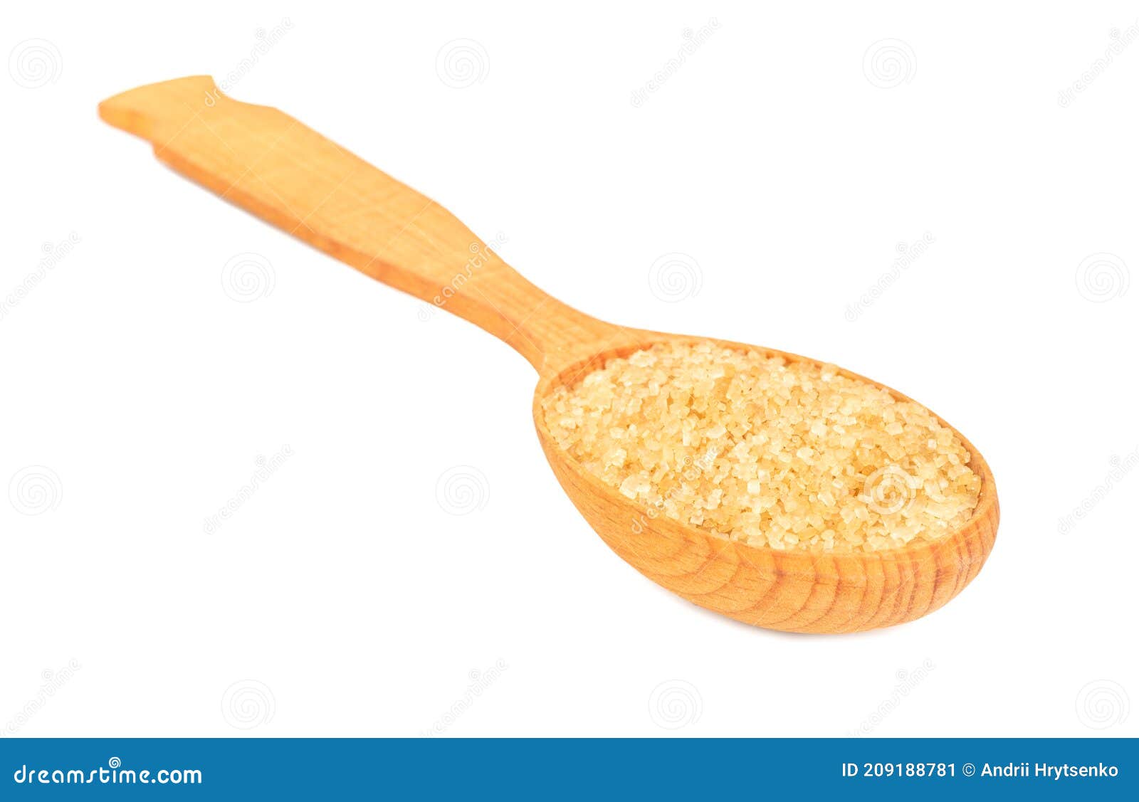 Brown sugar in spoon stock image. Image of energy, cube 209188781