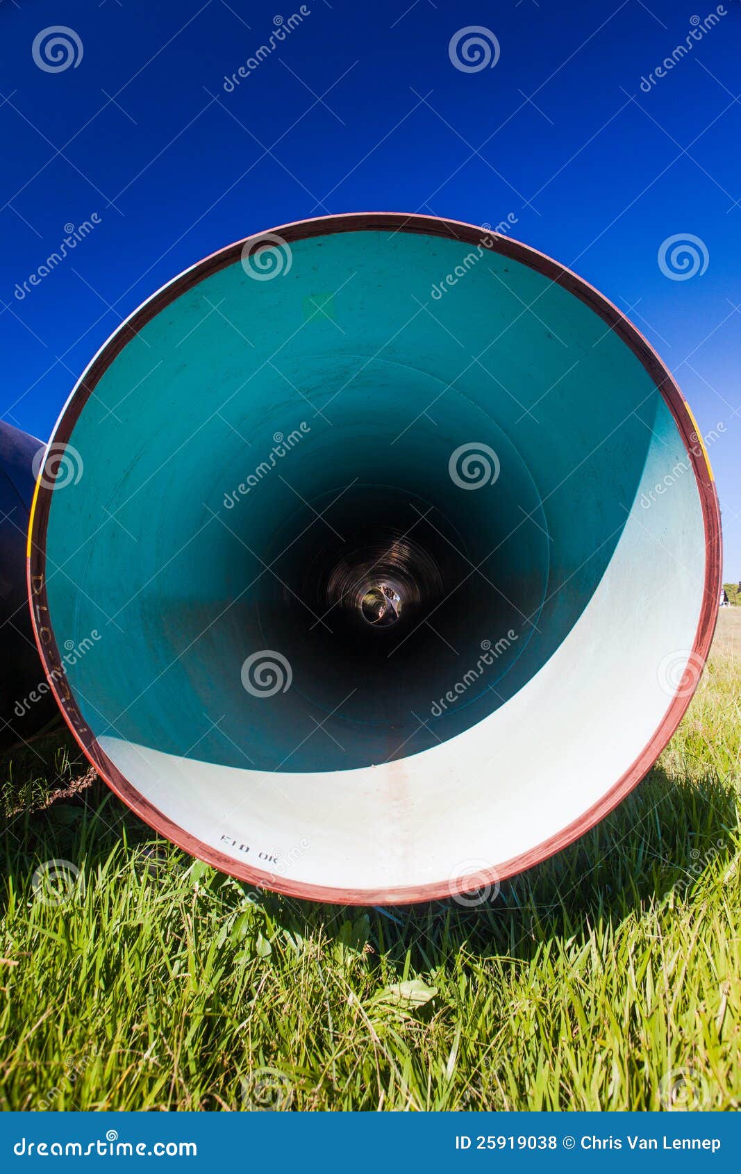Large Steel Water Pipe Painted Stock Photo Image of pipe, water 25919038