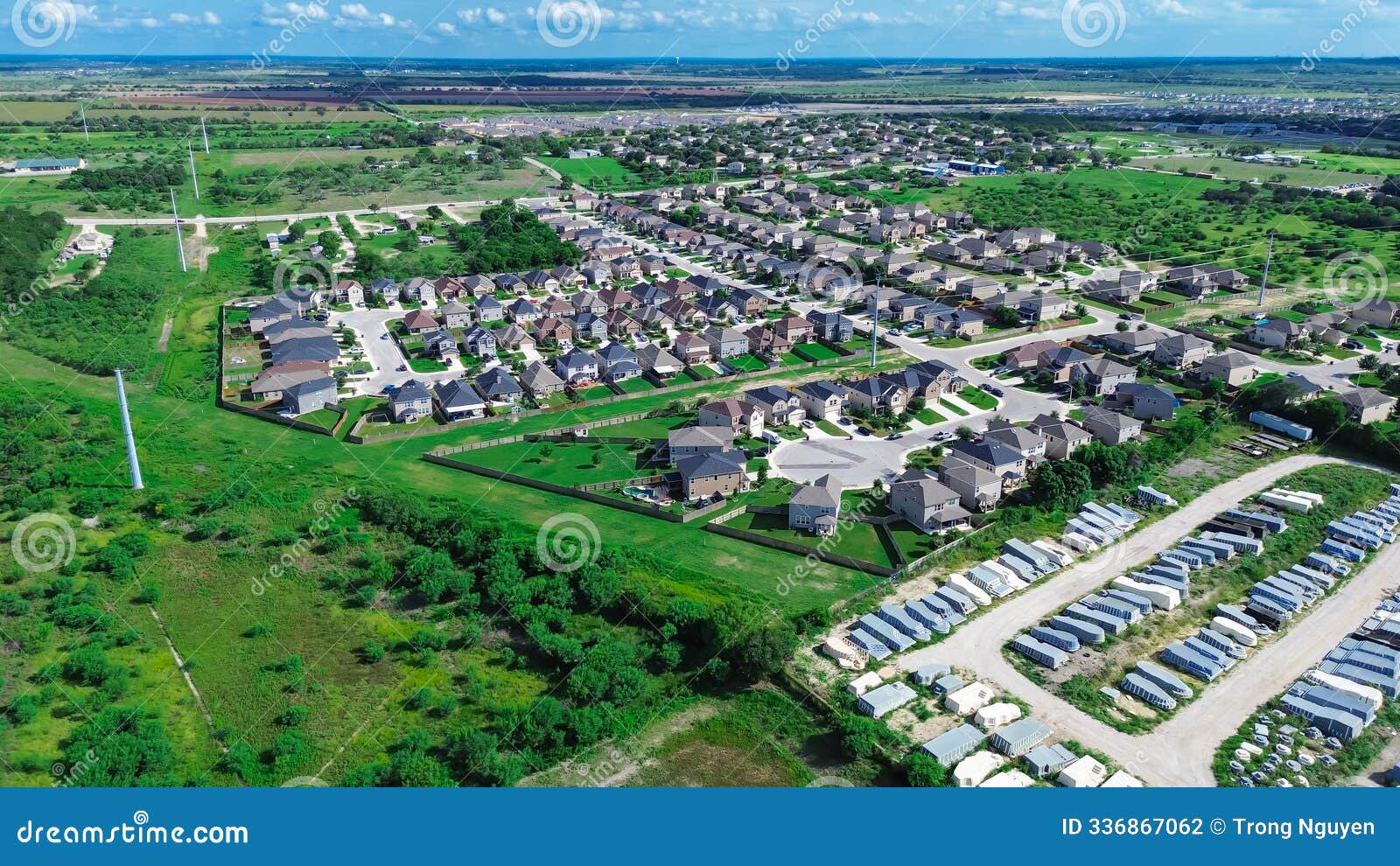 large vacant land near prefab fiberglass swimming pools manufacturer factory yard, new development residential house in new