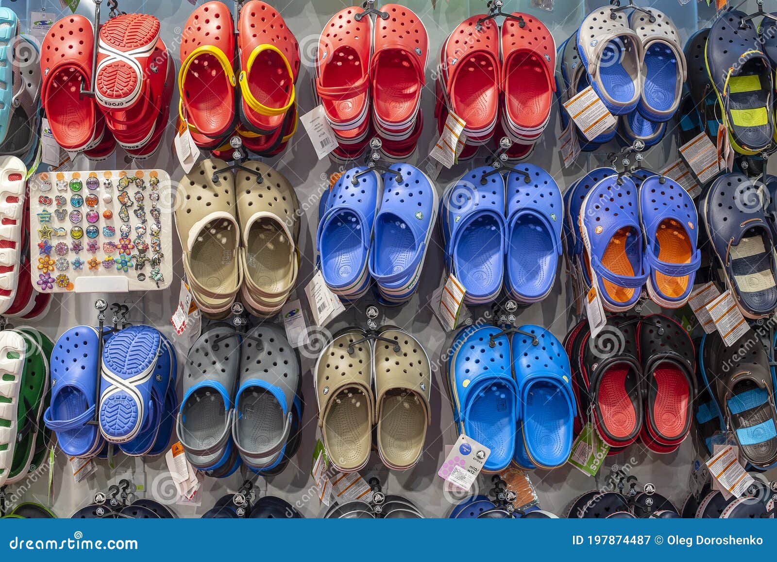 Crocs On Display In A Siam Paragon Mall 