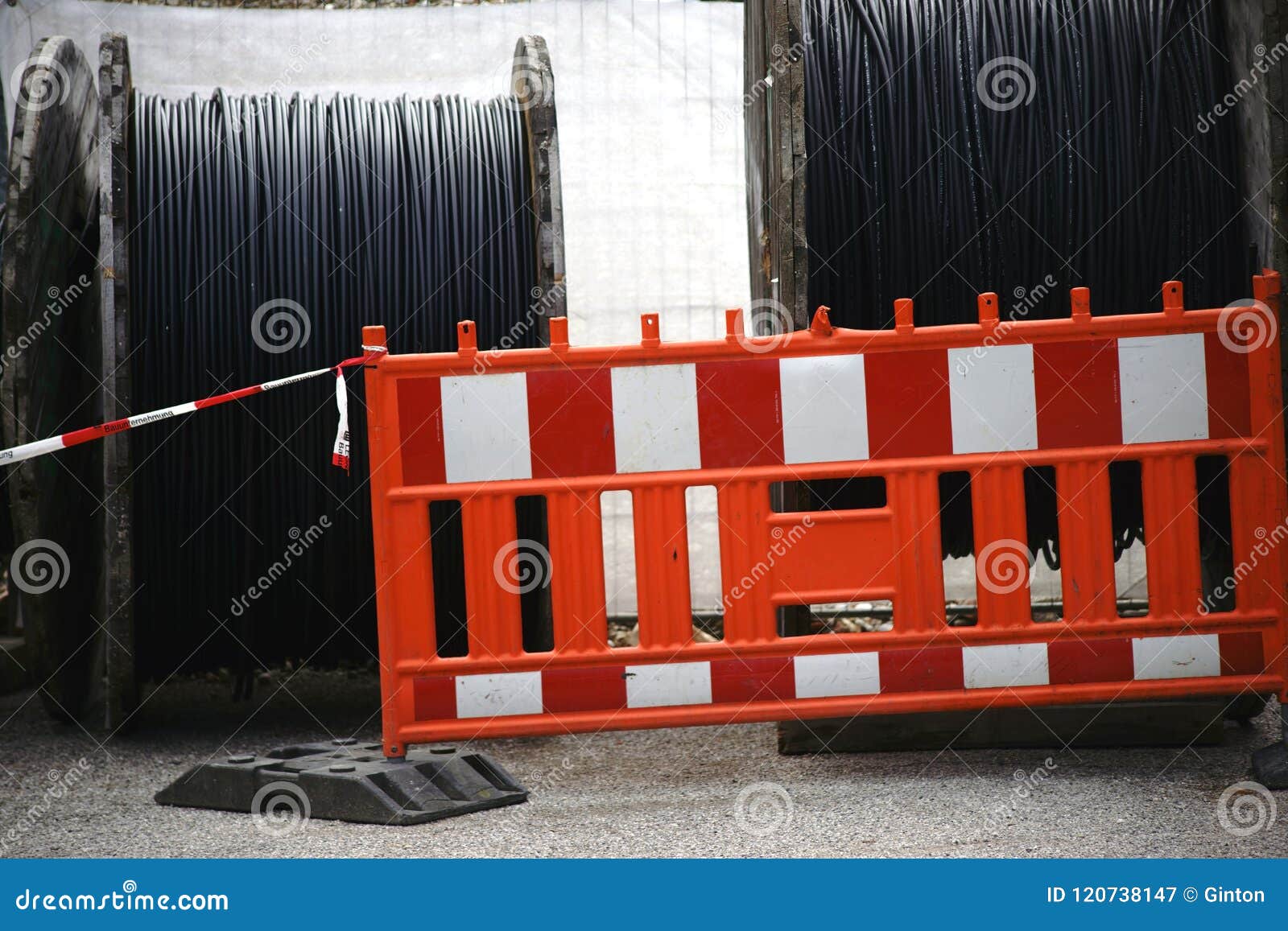 Cable Reels - Wooden Construction Stock Image | CartoonDealer.com #38950057