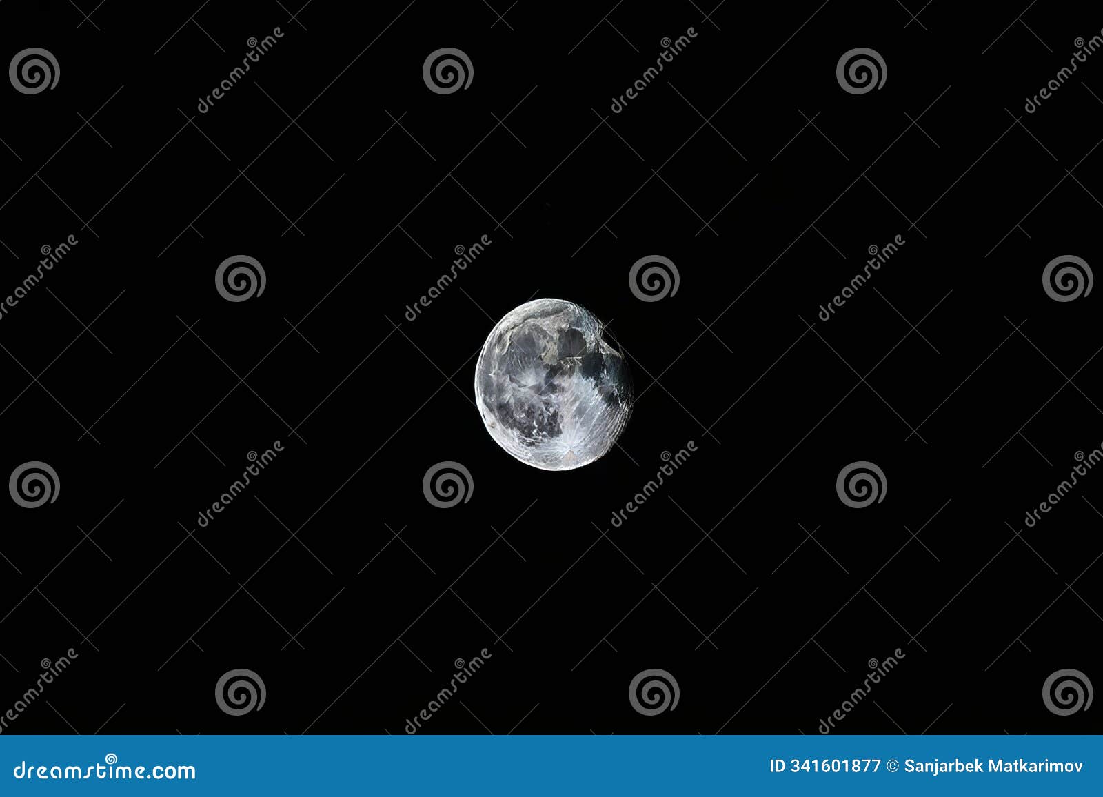 the larger moon glows with a soft ethereal light while its small