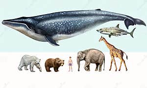 The Largest Animals On Earth Royalty Free Cartoon CartoonDealer 