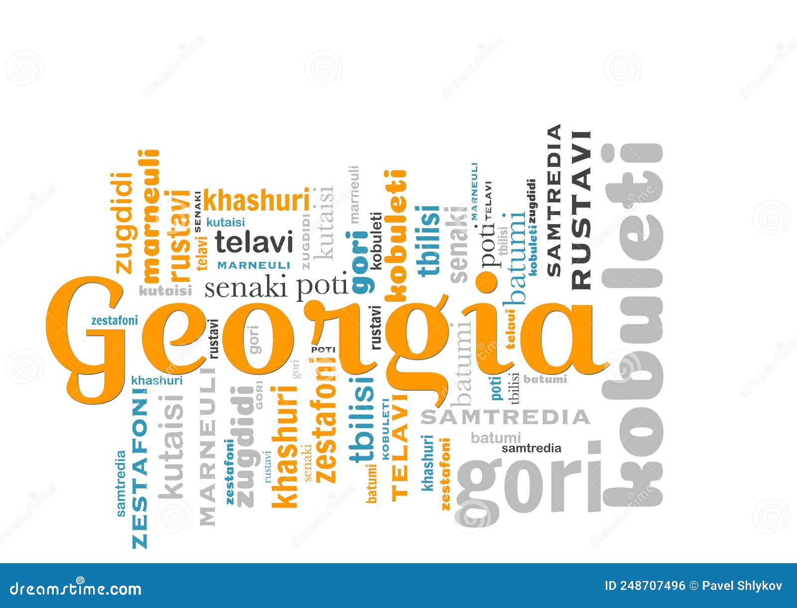 The Largest Cities in Stock Illustration Illustration of list