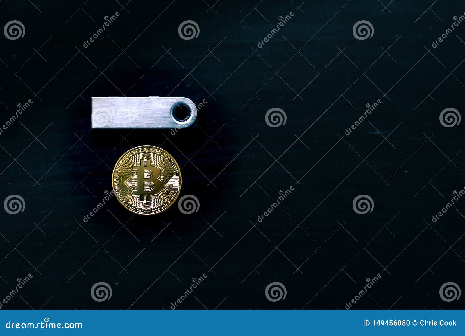 Physical Bitcoin Sitting Underneath a Ledger Nano S Secure Cold Wallet  Editorial Image - Image of golden, crypto: 149456080