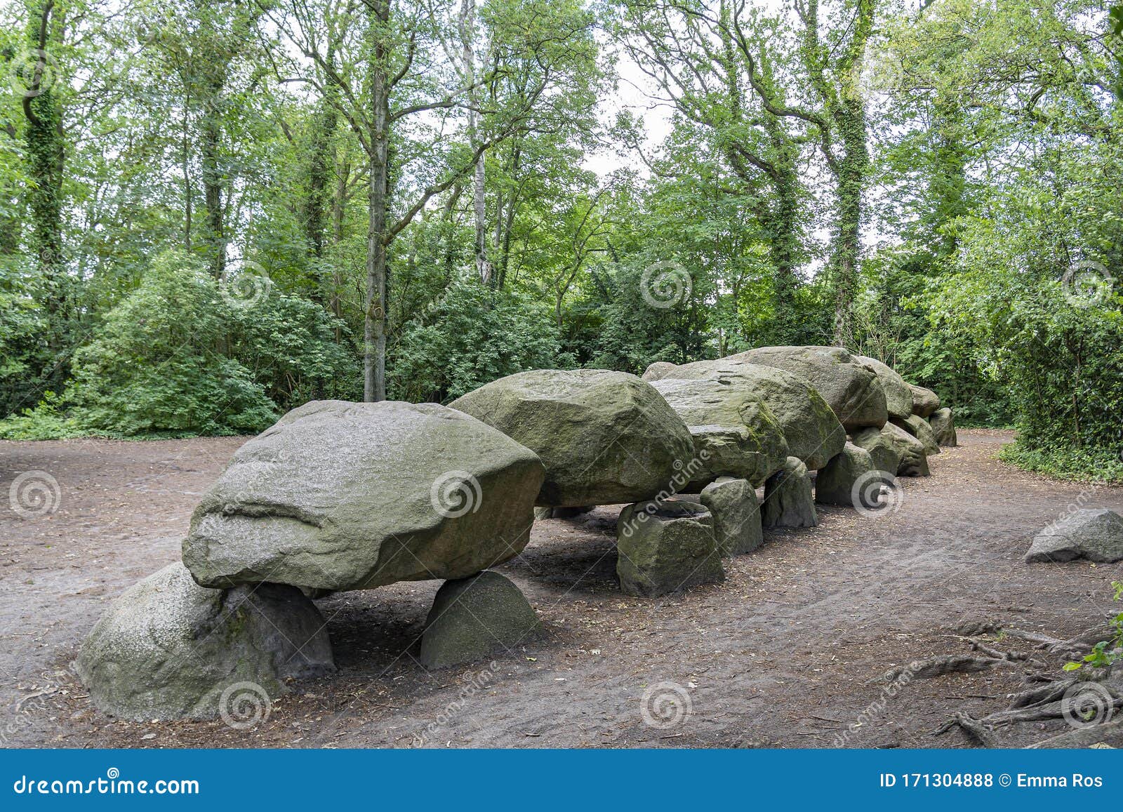 the largest dolmen in the netherlands, dolmen d27, in borger-1