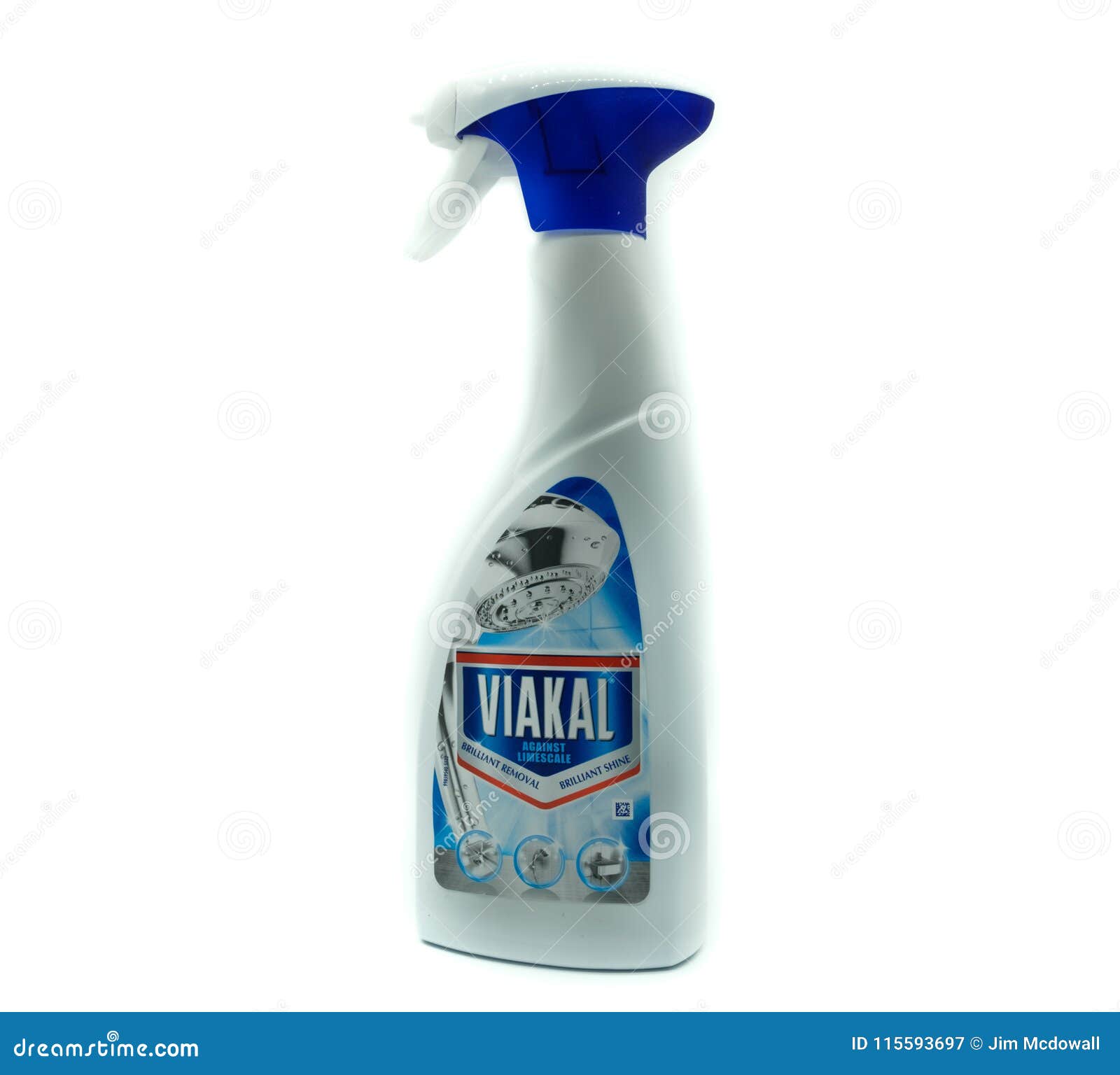 A Spray Bottle of Viakal Shower Cleaner in Recyclable Plastic Co Editorial  Photography - Image of foils, conservation: 115593697