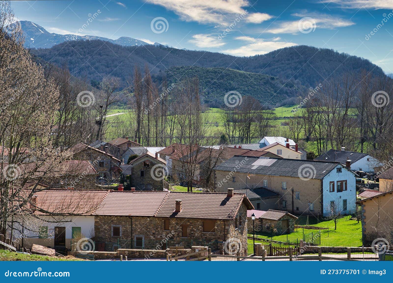 lario village, montaÃ±a de riaÃ±o y mampodre regional park, leon province, spain