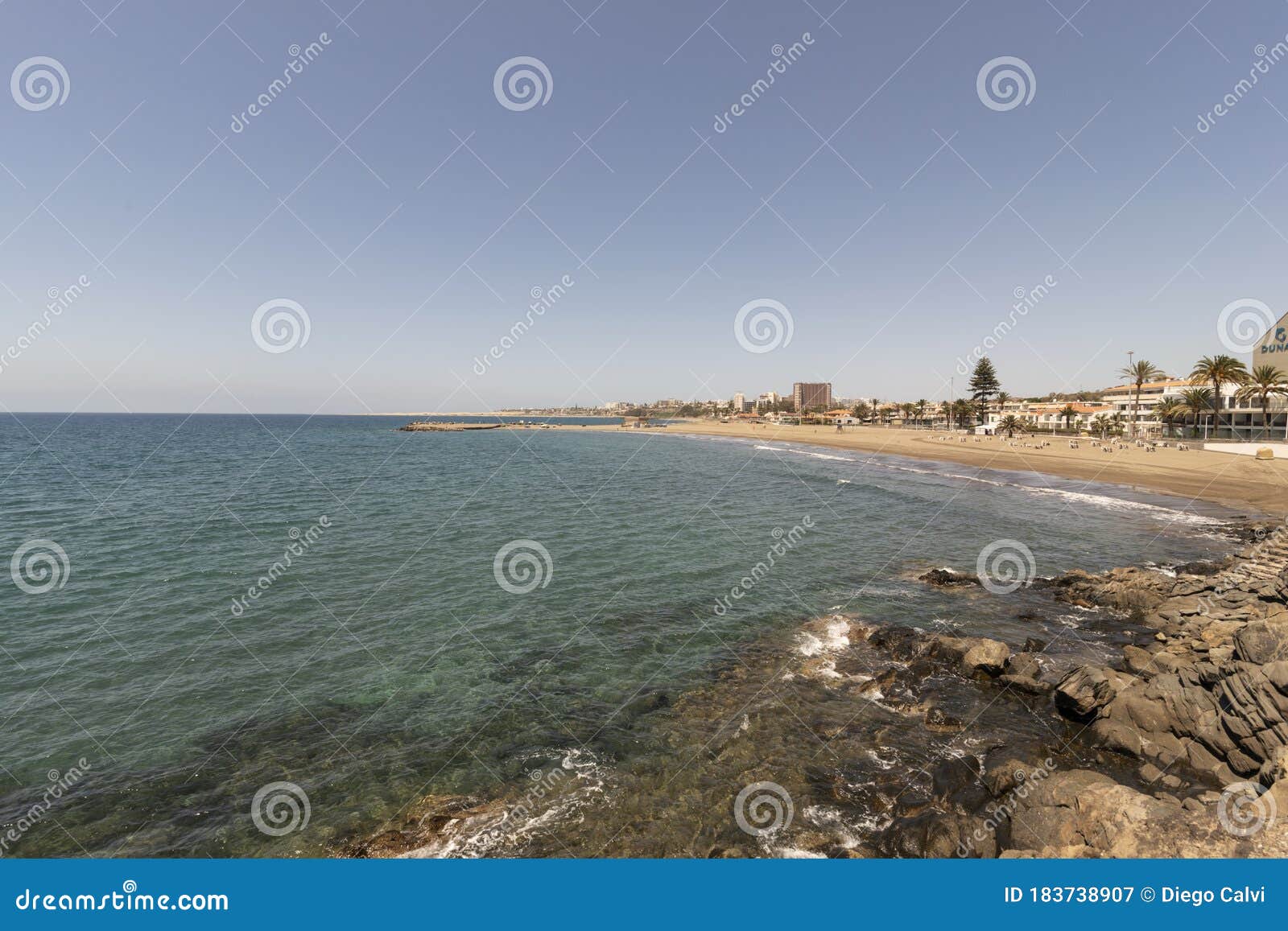 Se internettet Positiv paperback Las Burras Beach on the Island of Gran Canaria. Stock Image - Image of  burras, canaria: 183738907