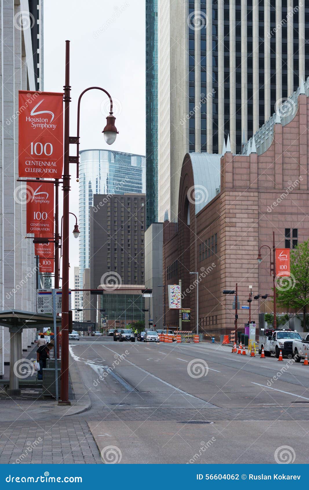 Las calles de Houston fotografía editorial.