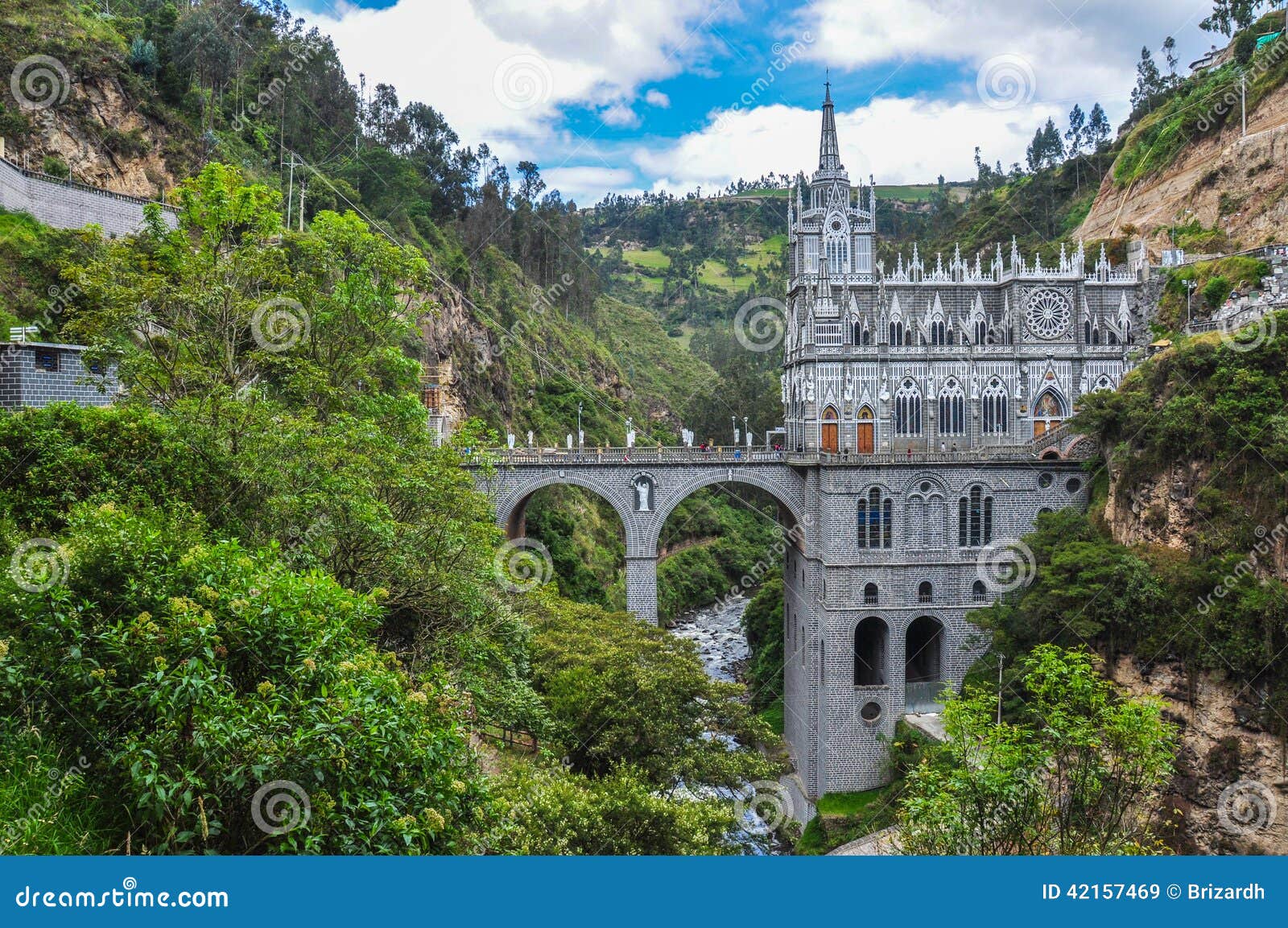 las lajas church in south of colombia