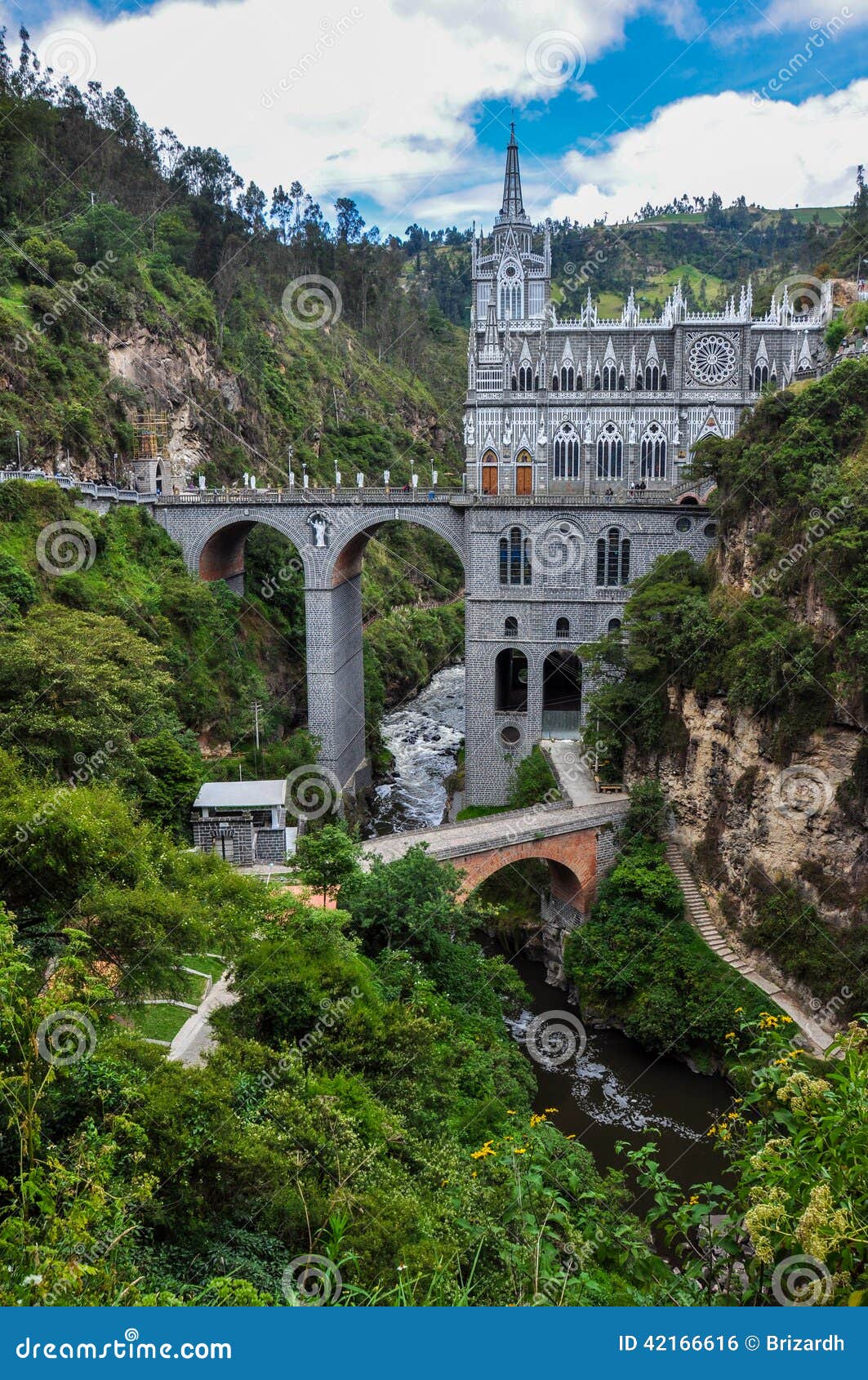 las lajas church in south of colombia