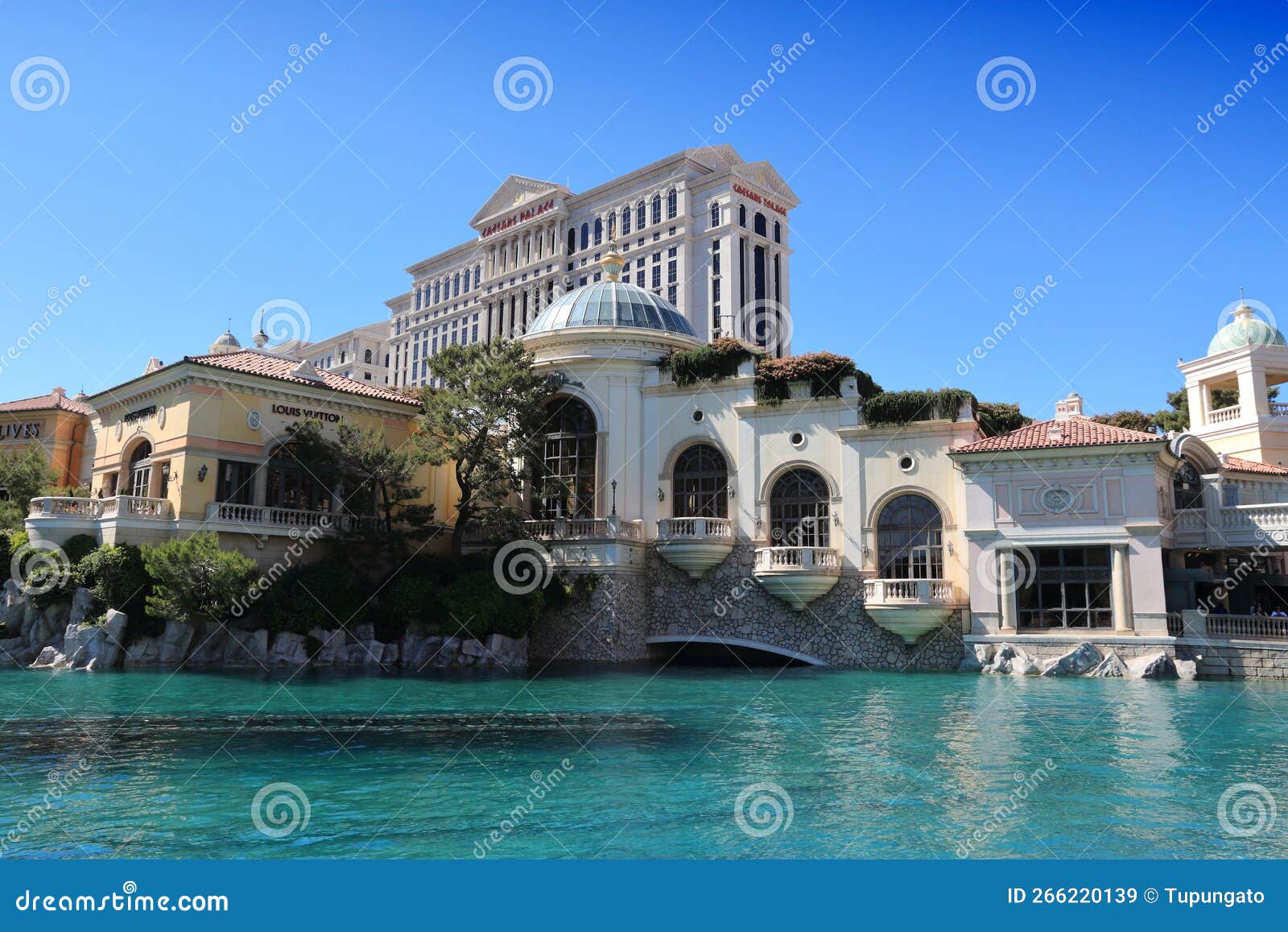 Las Vegas Bellagio and Caesar`s Palace Editorial Stock Image - Image of  hotels, landmark: 266220139